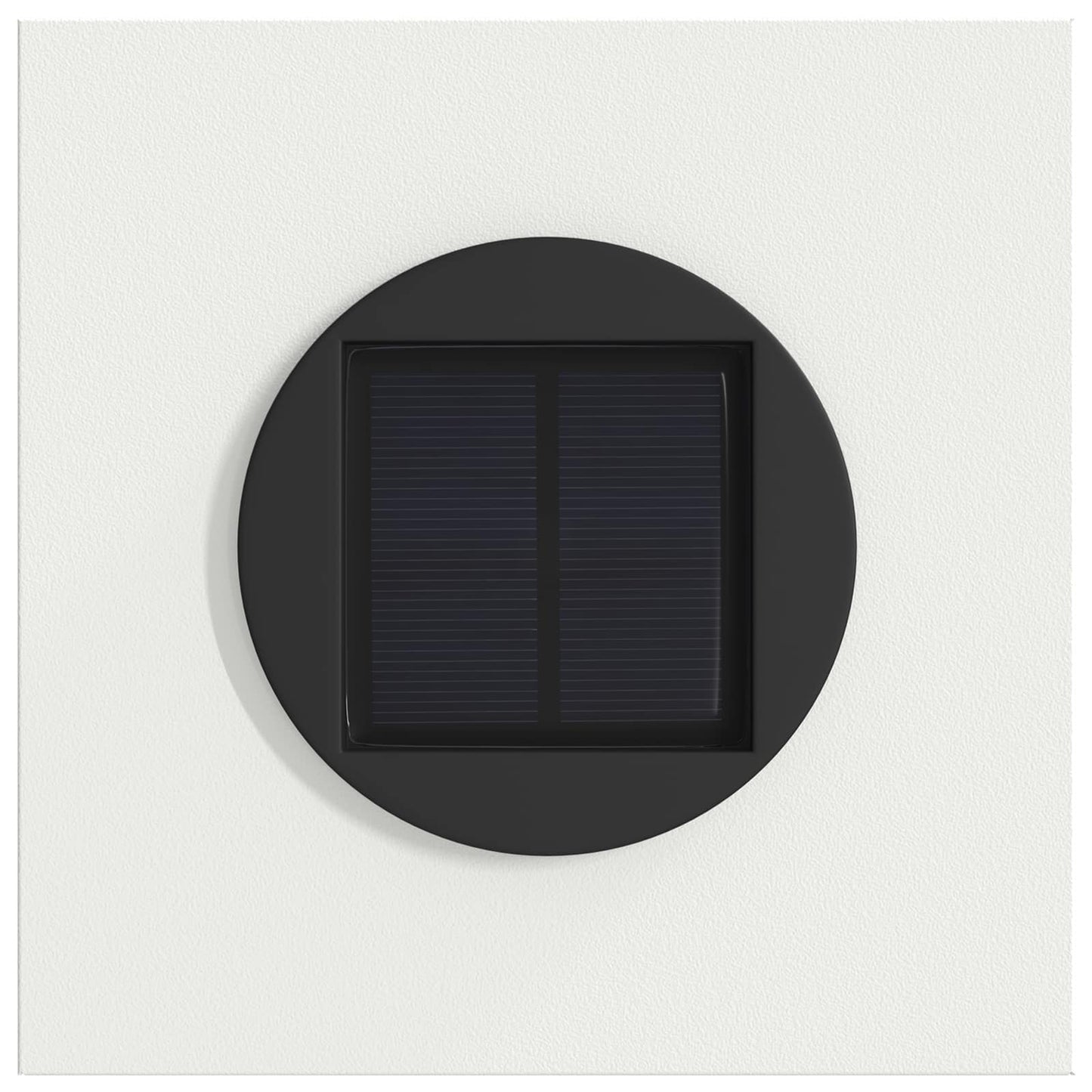 Solar LED Weg Licht 2 pcs Weiß Kalt gewalzter Stahl