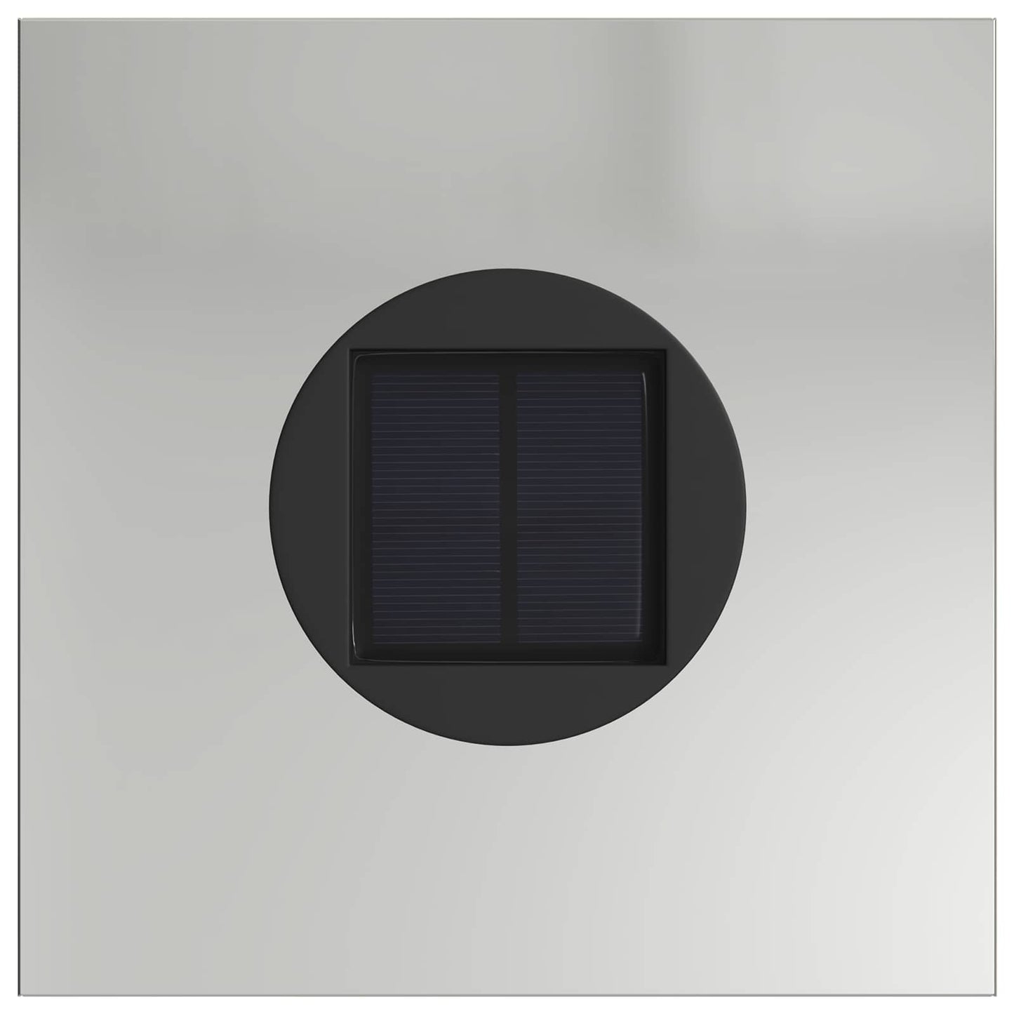 Lampe solaire LED chemin 2 pièces Galvanisé Rouille