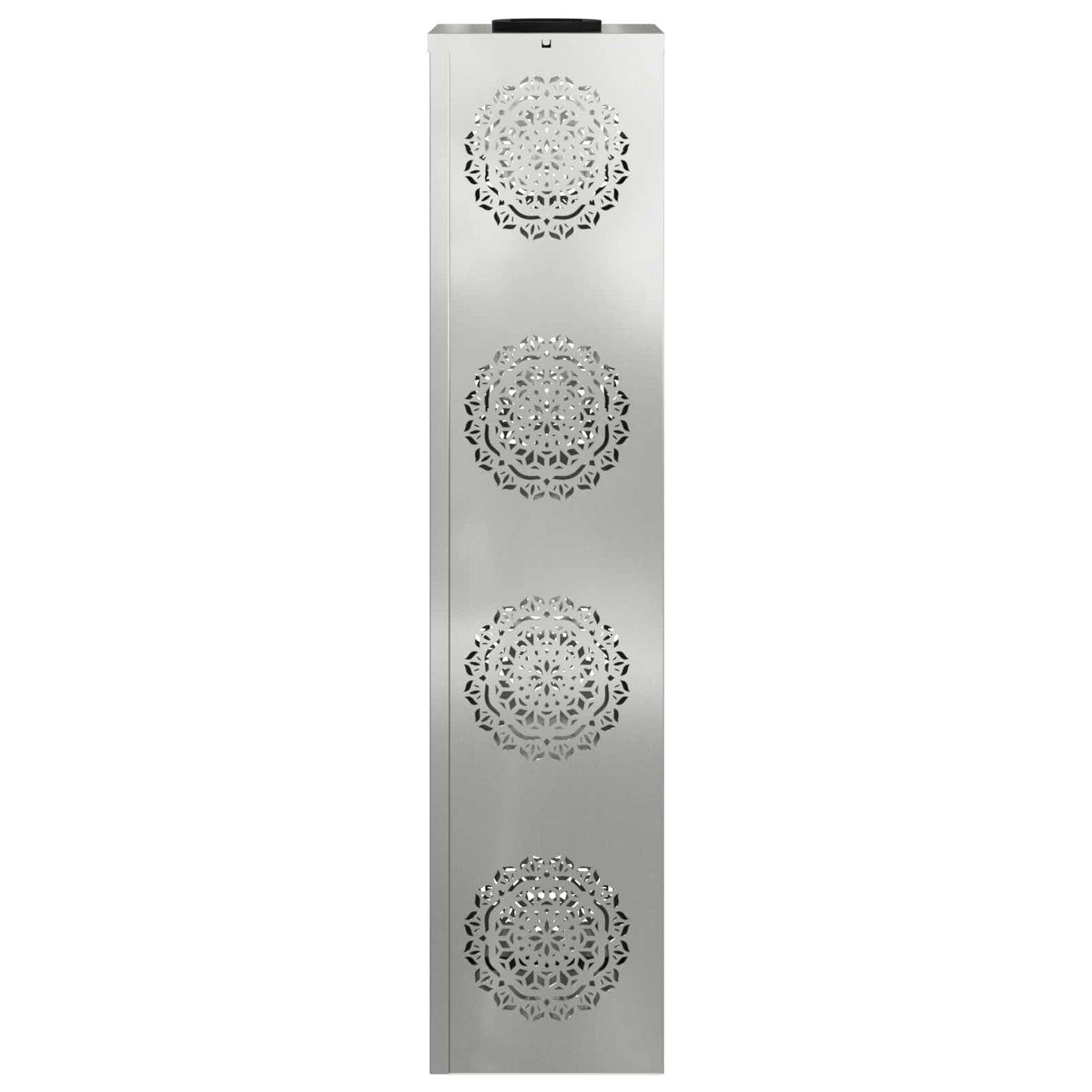Solar LED Path Light 2 pcs Silver Galvanized Steel