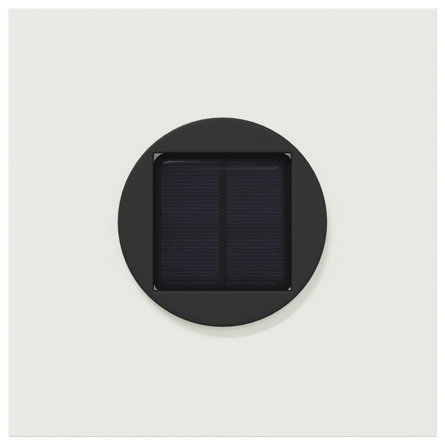 Solar LED Weg Licht 2 pcs Weiß Kalt gewalzter Stahl