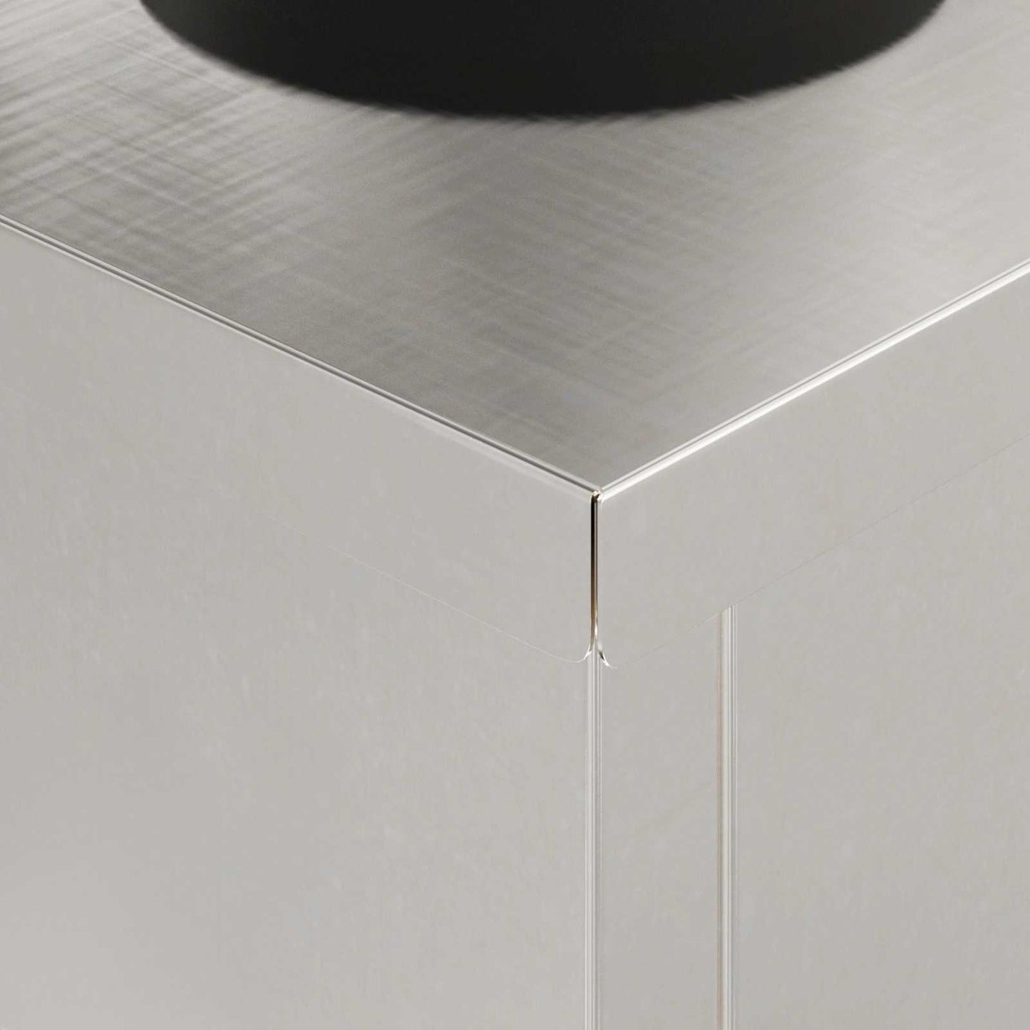 Lampes solaires LED pour allée, 2 pièces, acier inoxydable argenté