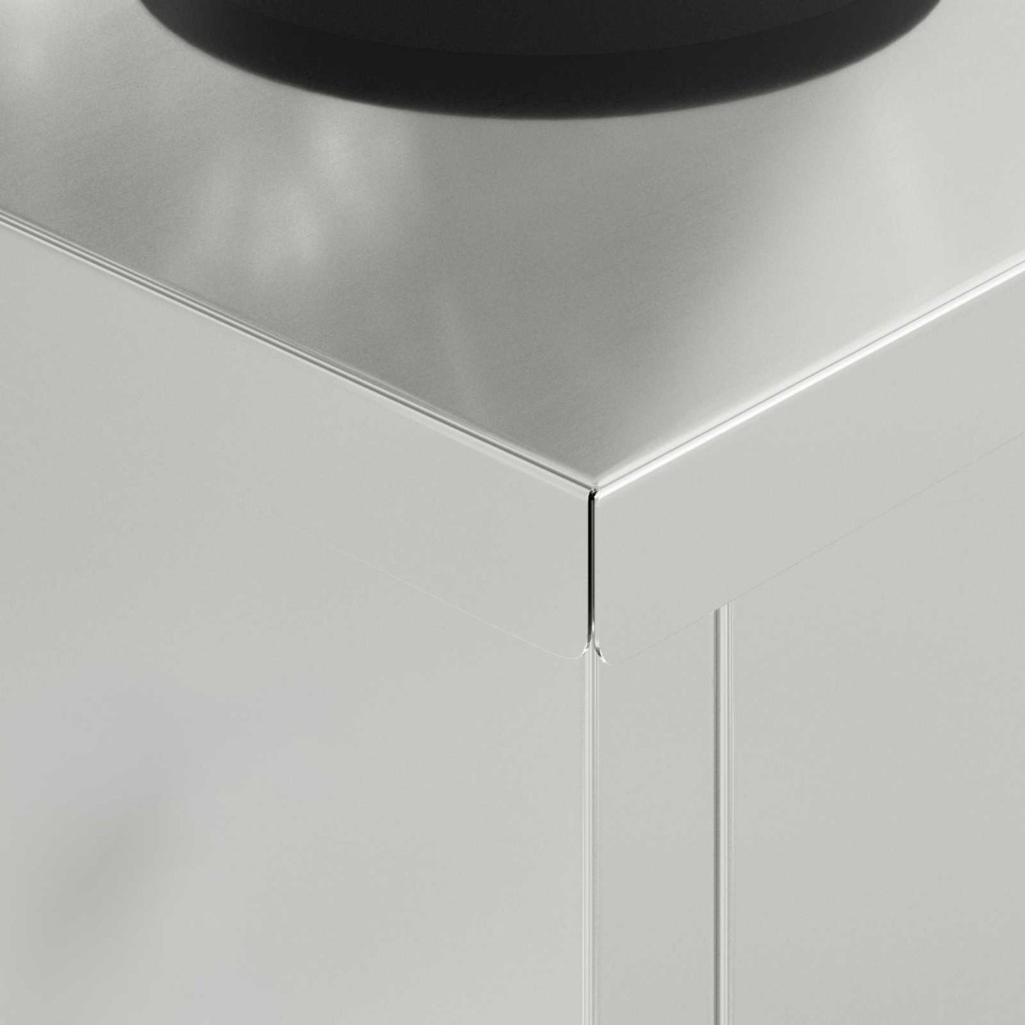 Lampes solaires LED pour chemin 2 pièces en acier galvanisé argenté