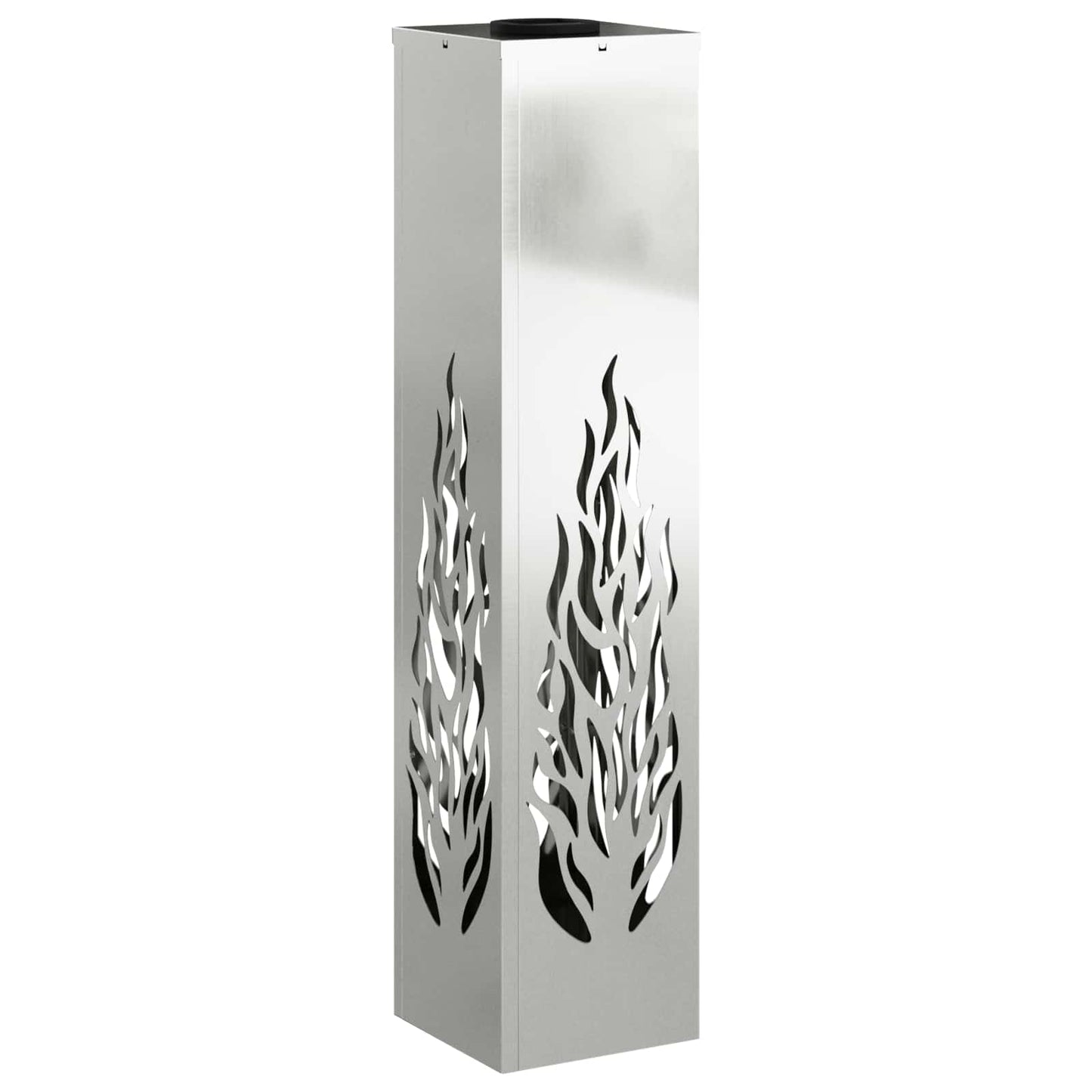Solar LED Weg Licht 2 pcs Silber Galvanisiertes Stahl