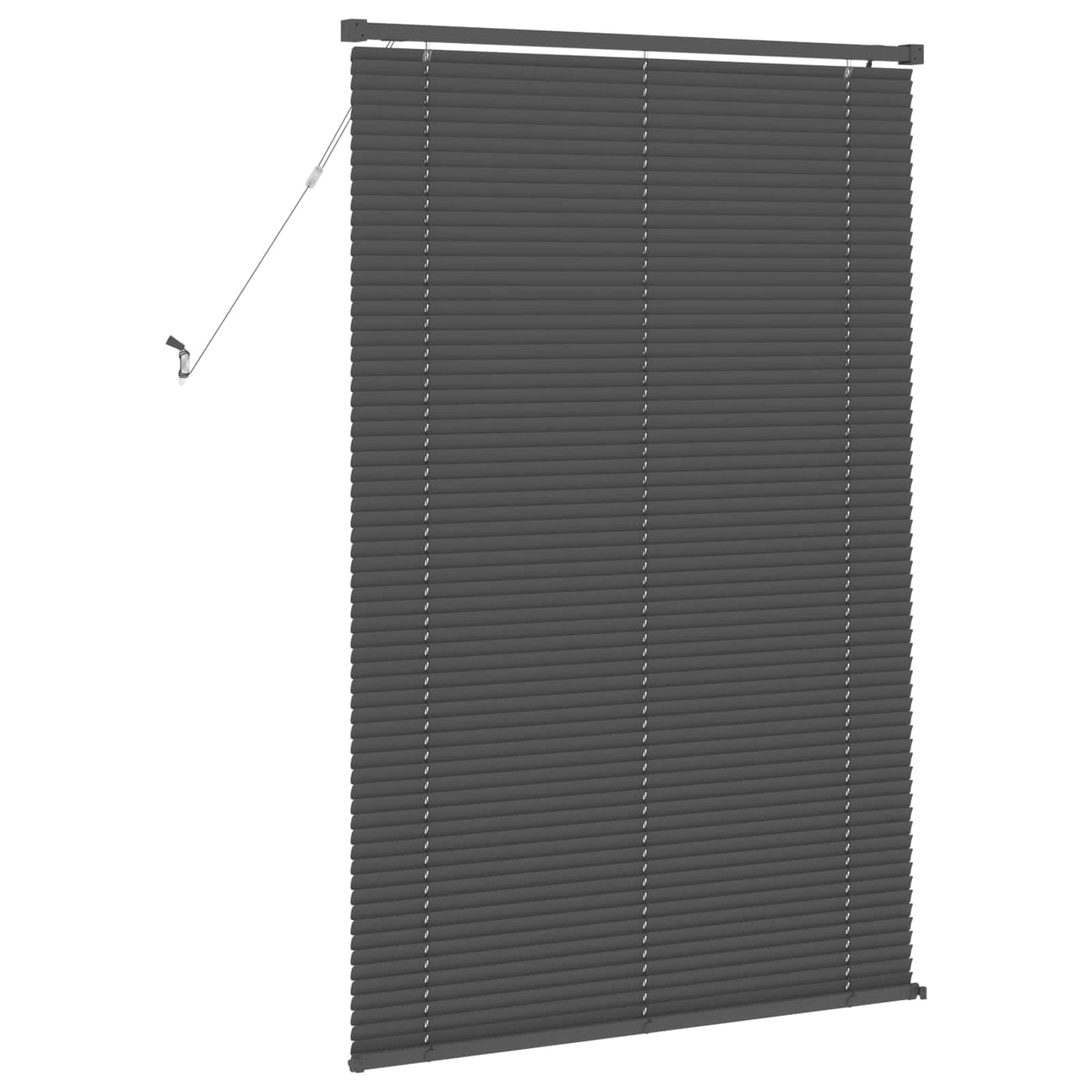 Venetianer Jalousie Verstellbar Silber Grau 150 x 90 cm PVC