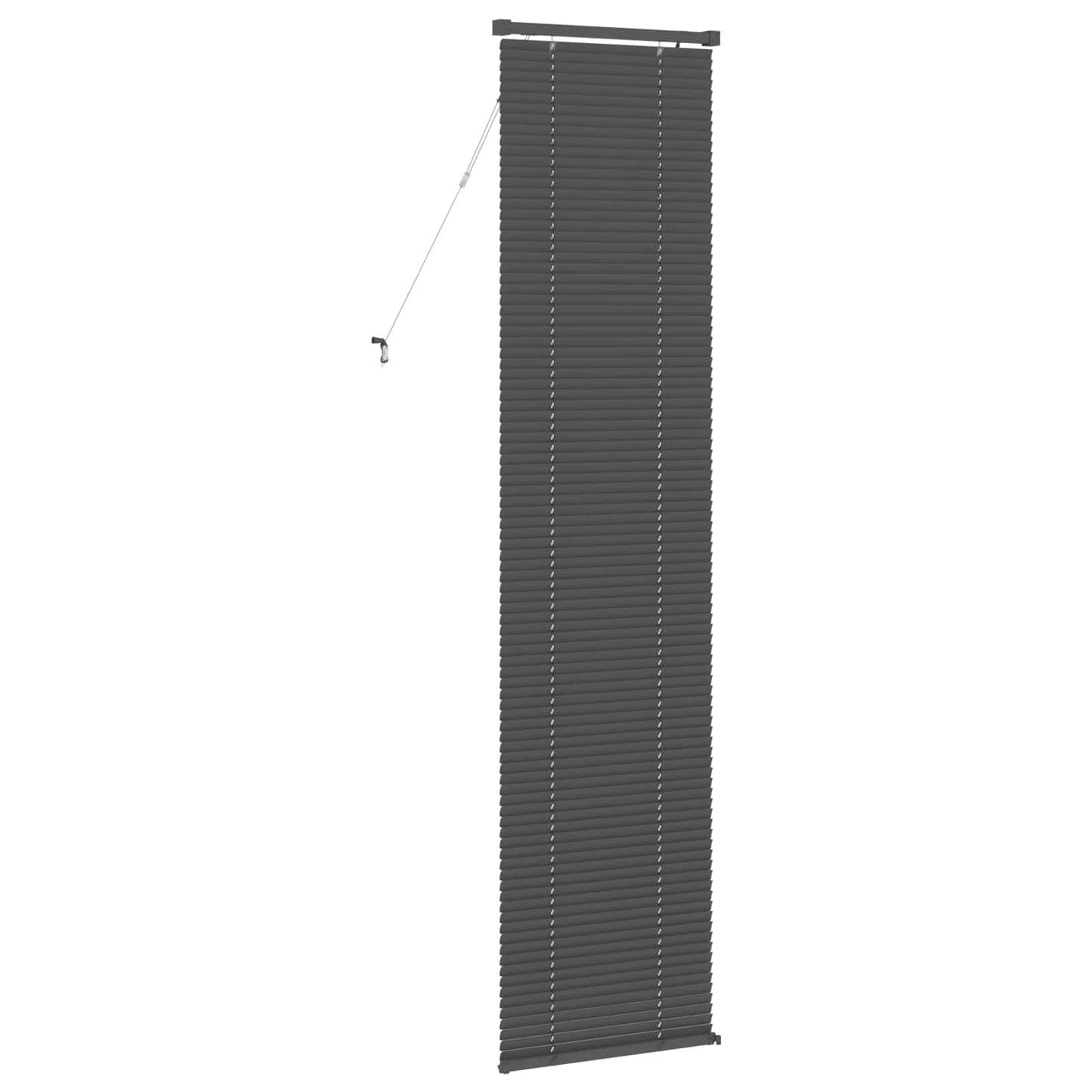 Store vénitien ajustable gris argenté 213 x 50 cm PVC