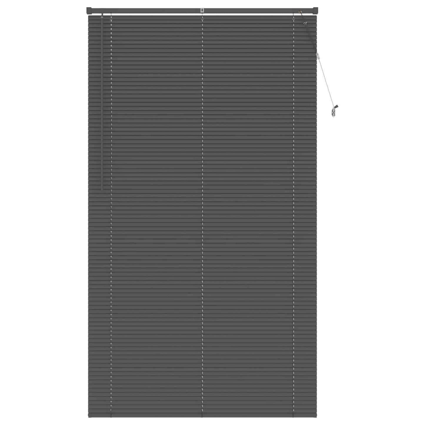 Venetianer Jalousie Verstellbar Silber Grau 213 x 110 cm PVC