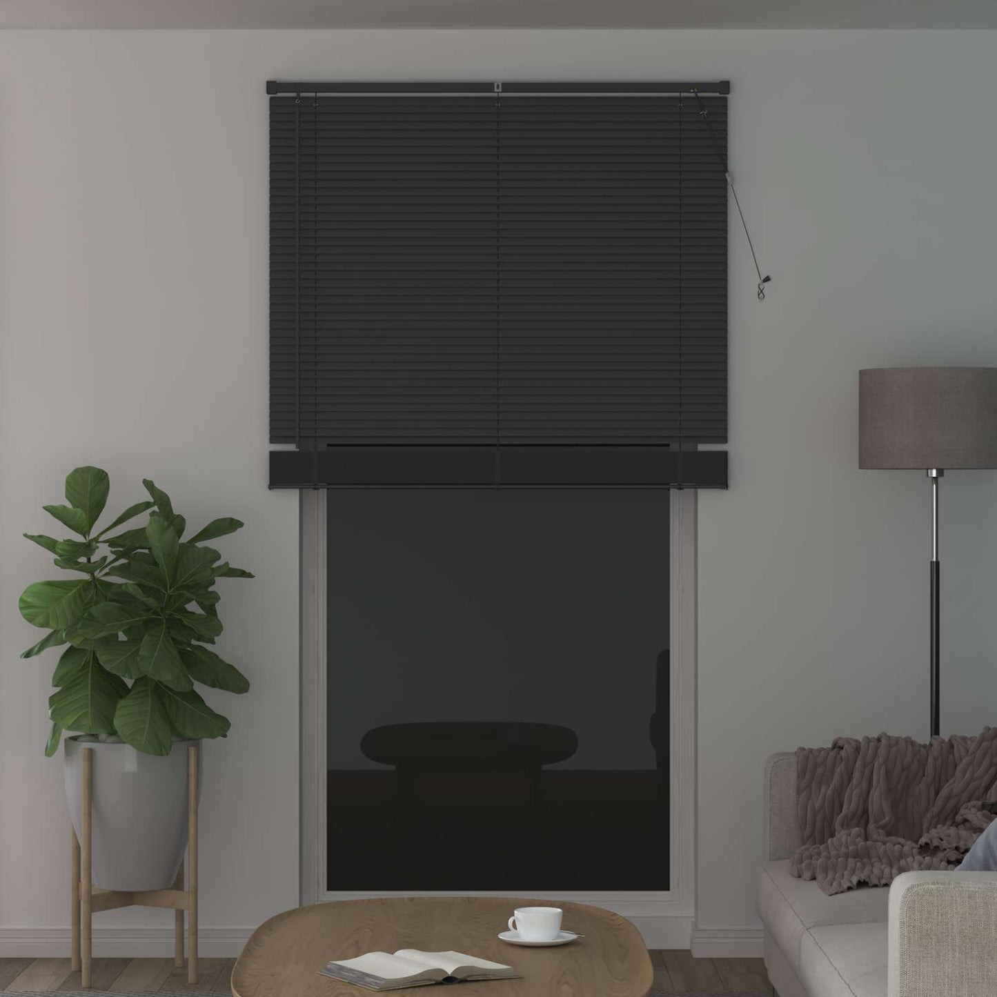 Venetianer Jalousie Verstellbar Silber Grau 213 x 120 cm PVC