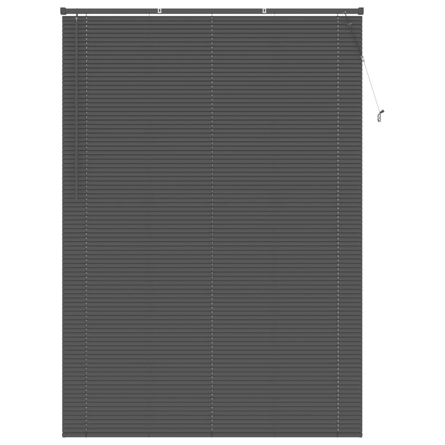 Store vénitien réglable gris argenté 213 x 160 cm PVC