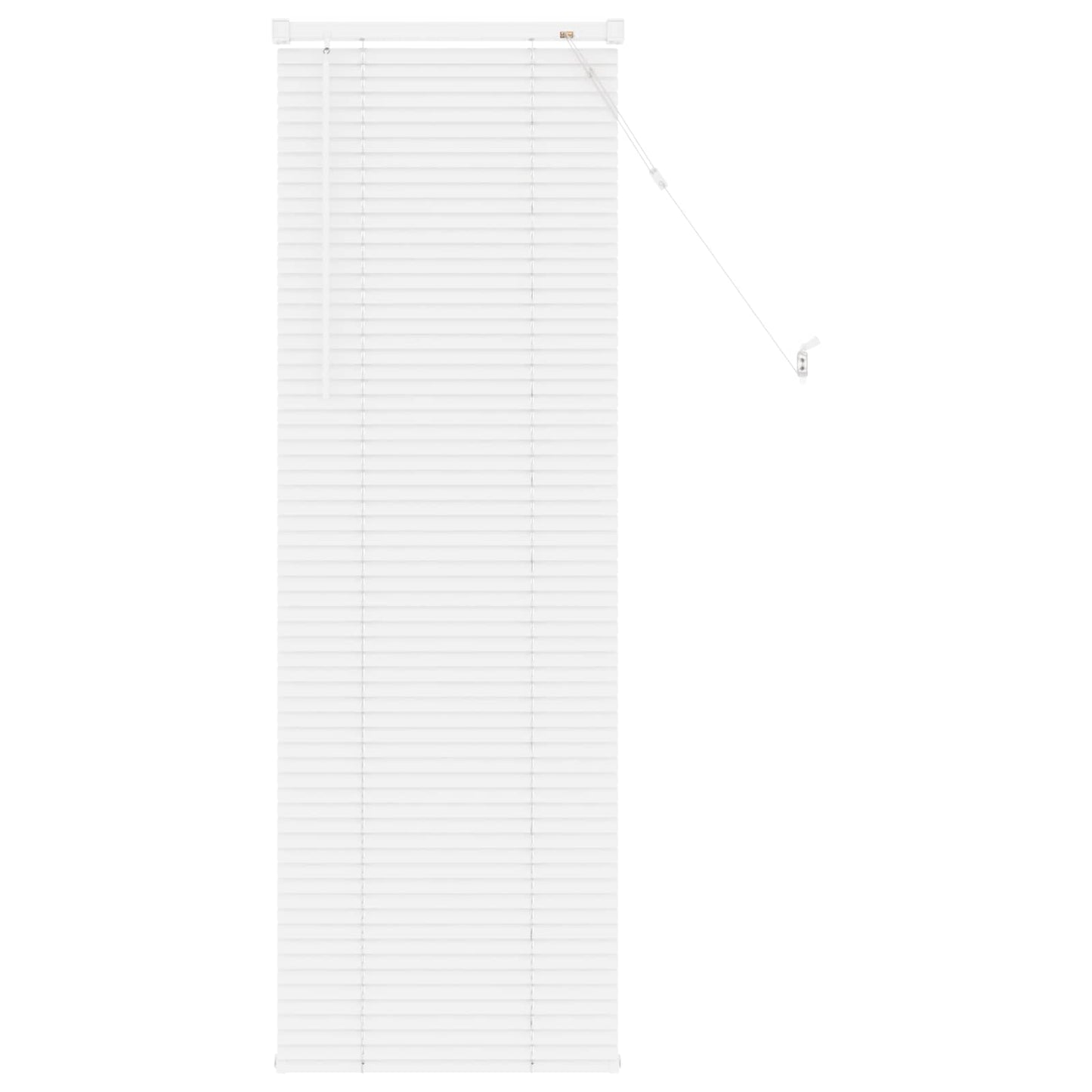 Venetian Blind Adjustable White 150 x 40 cm PVC
