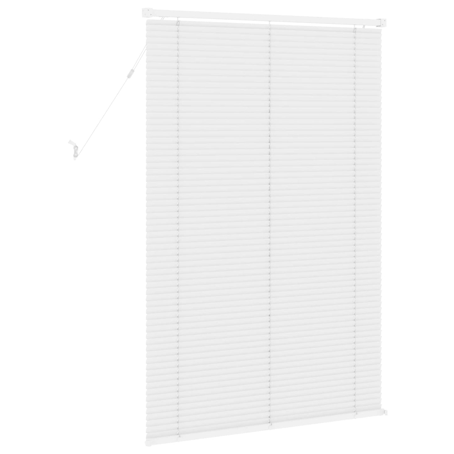 Venetianer Jalousie Verstellbar Weiß 150 x 80 cm PVC