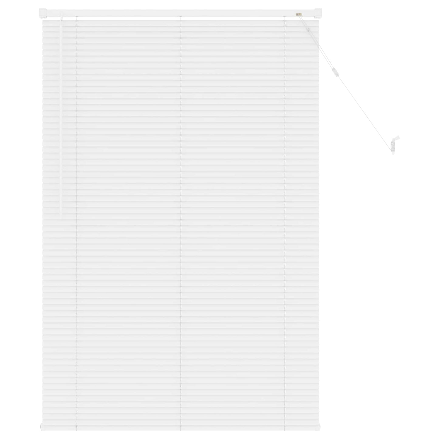 Venetianer Jalousie Verstellbar Weiß 150 x 80 cm PVC