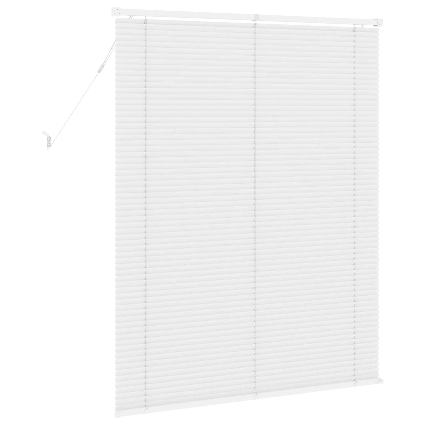 Venetian Blind Adjustable White 150 x 110 cm PVC