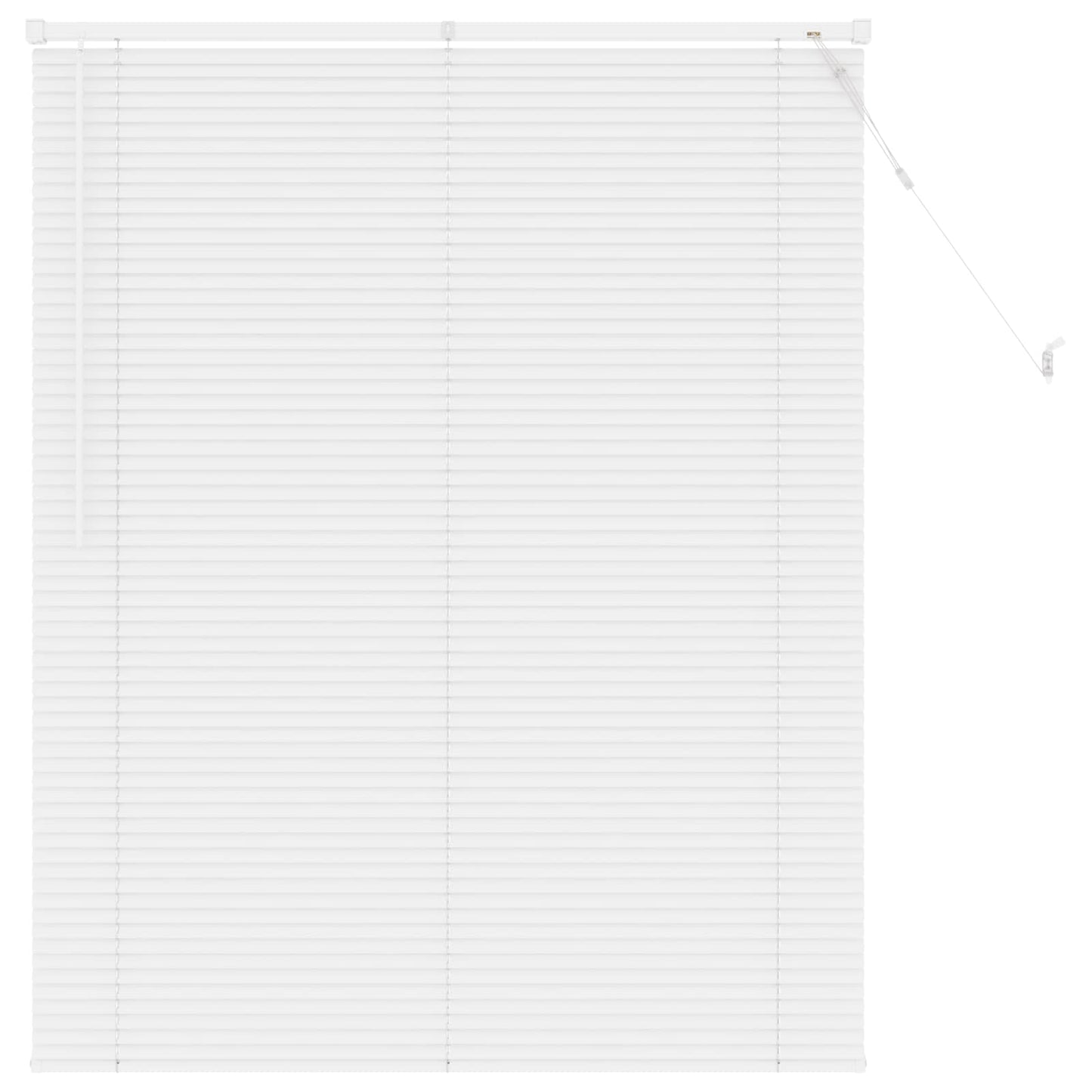 Venetian Blind Adjustable White 150 x 110 cm PVC