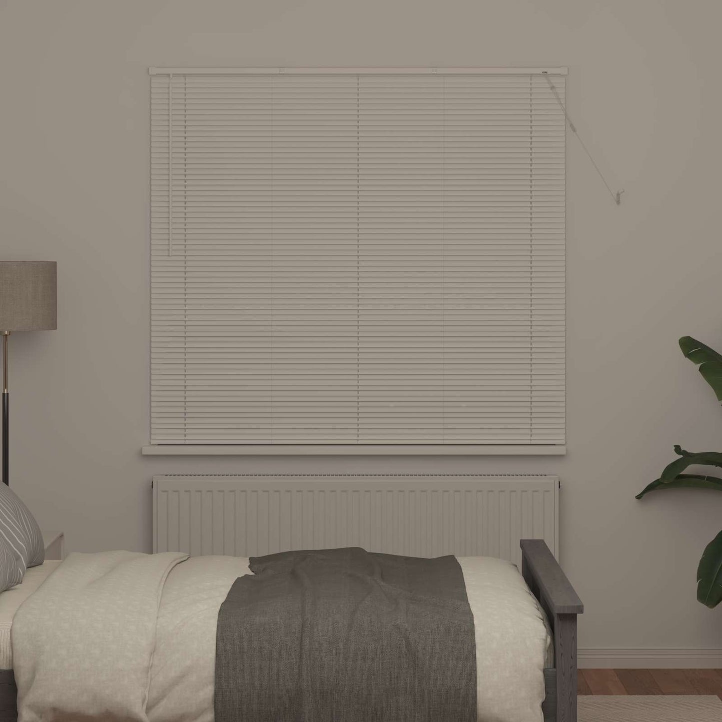 Venetianer Jalousie Verstellbar Weiß 150 x 150 cm PVC