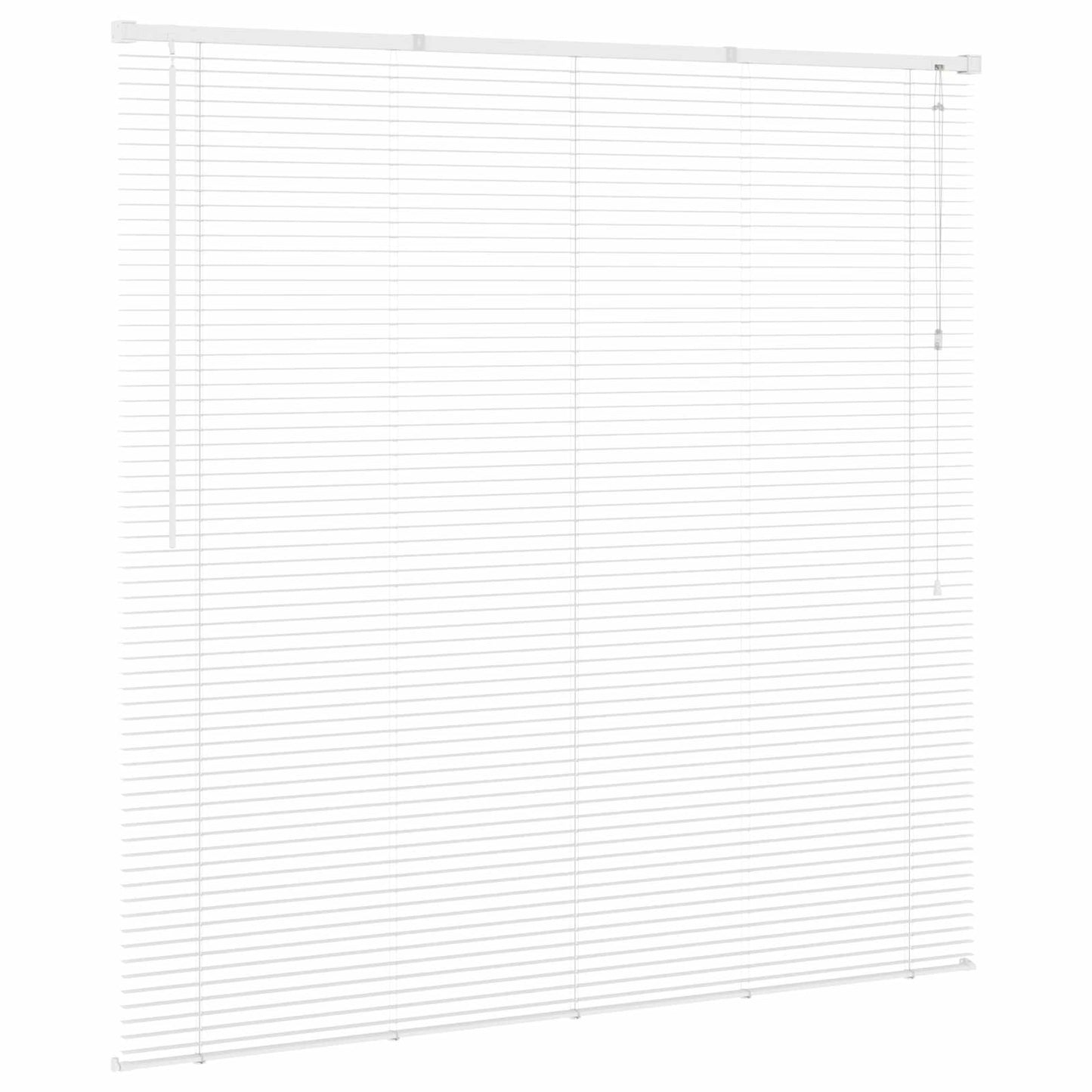 Venetianer Jalousie Verstellbar Weiß 150 x 150 cm PVC