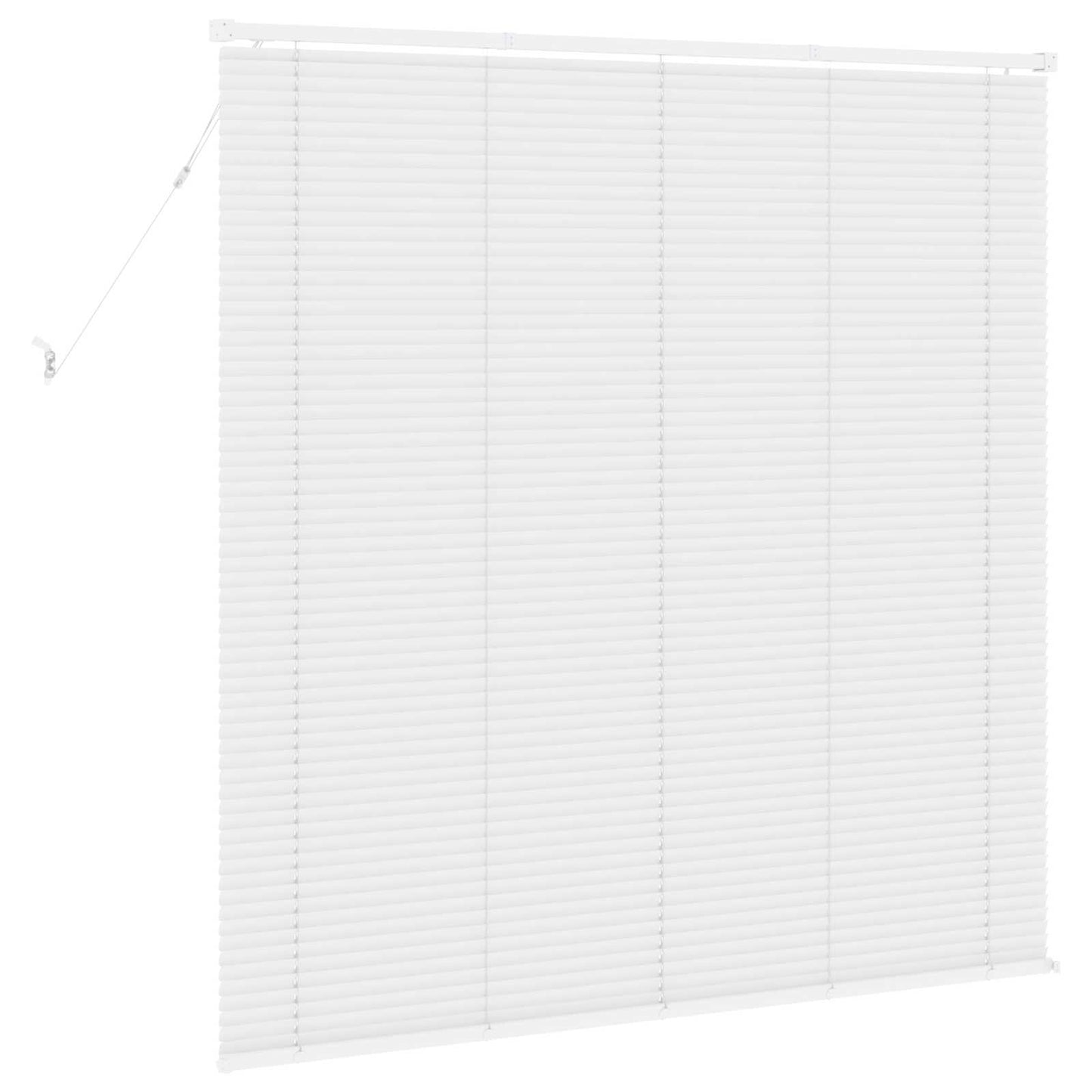 Venetianer Jalousie Verstellbar Weiß 150 x 150 cm PVC