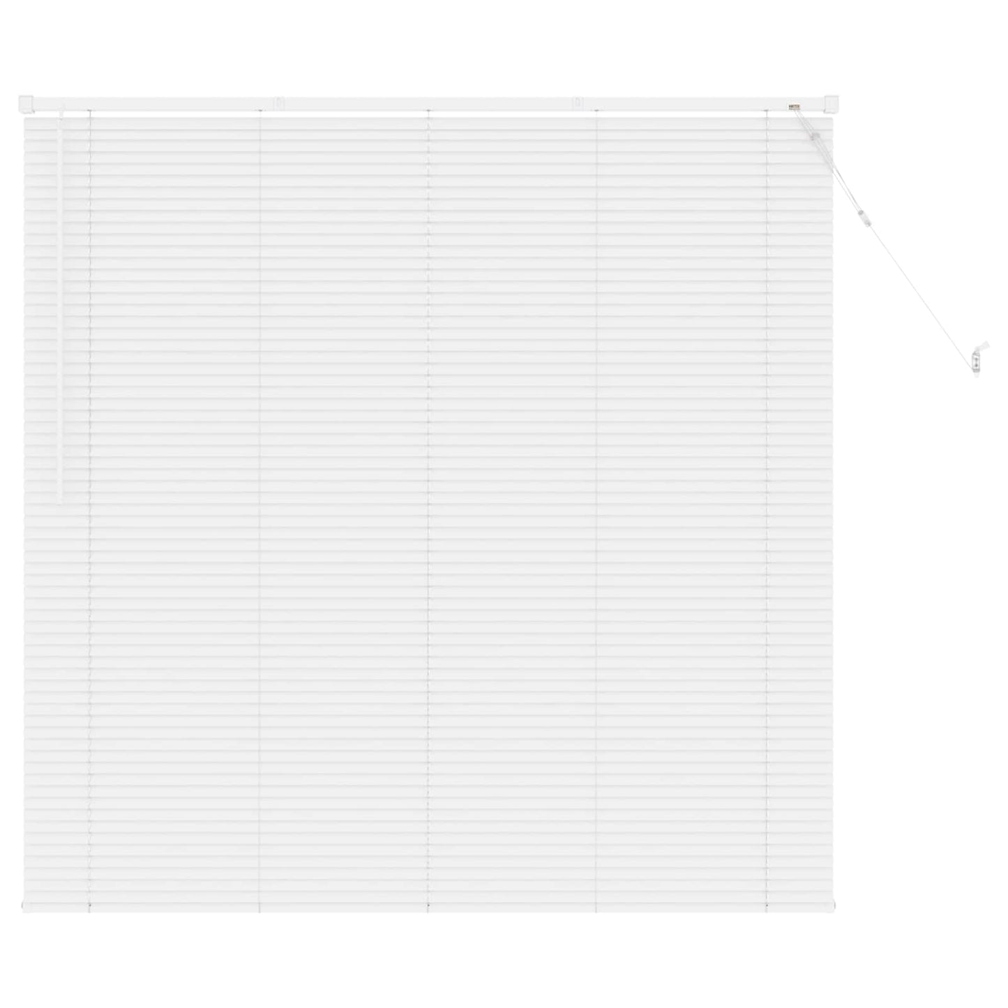 Venetianer Jalousie Verstellbar Weiß 150 x 150 cm PVC