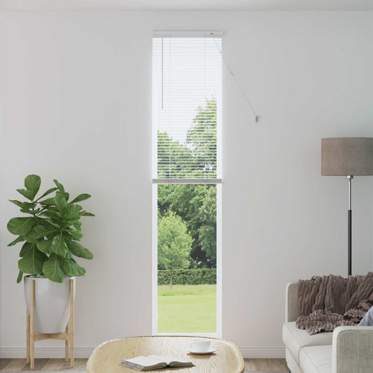 Venetianer Jalousie Verstellbar Weiß 213 x 60 cm PVC
