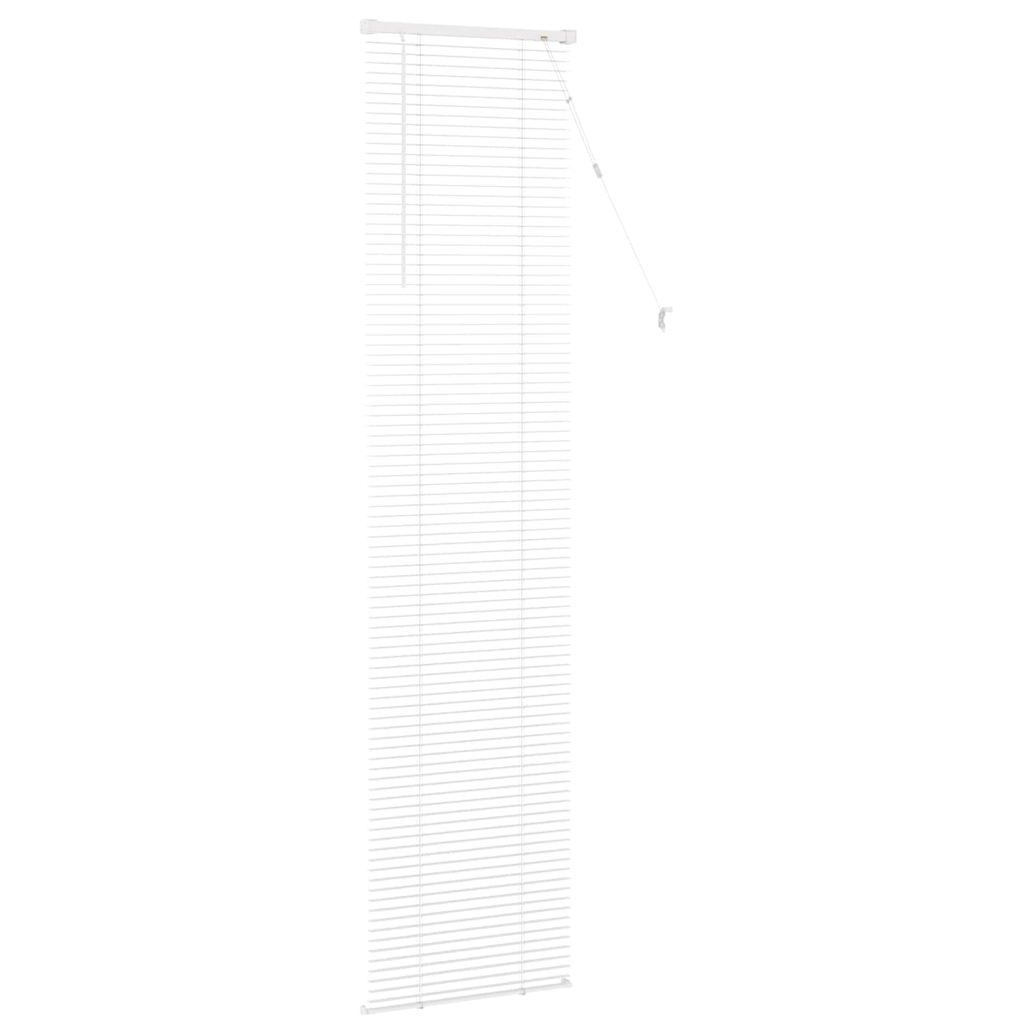 Venetianer Jalousie Verstellbar Weiß 213 x 60 cm PVC