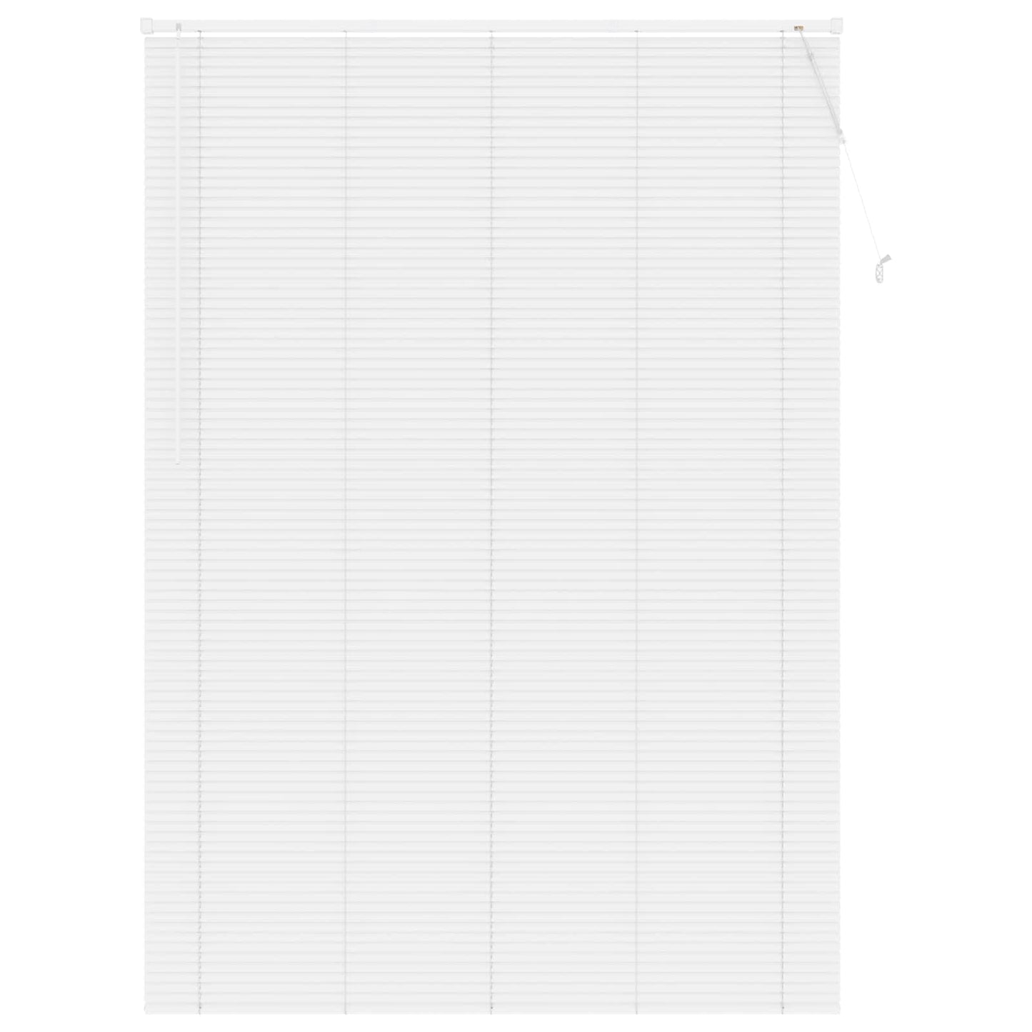 Venetian Blind Adjustable White 213 x 150 cm PVC