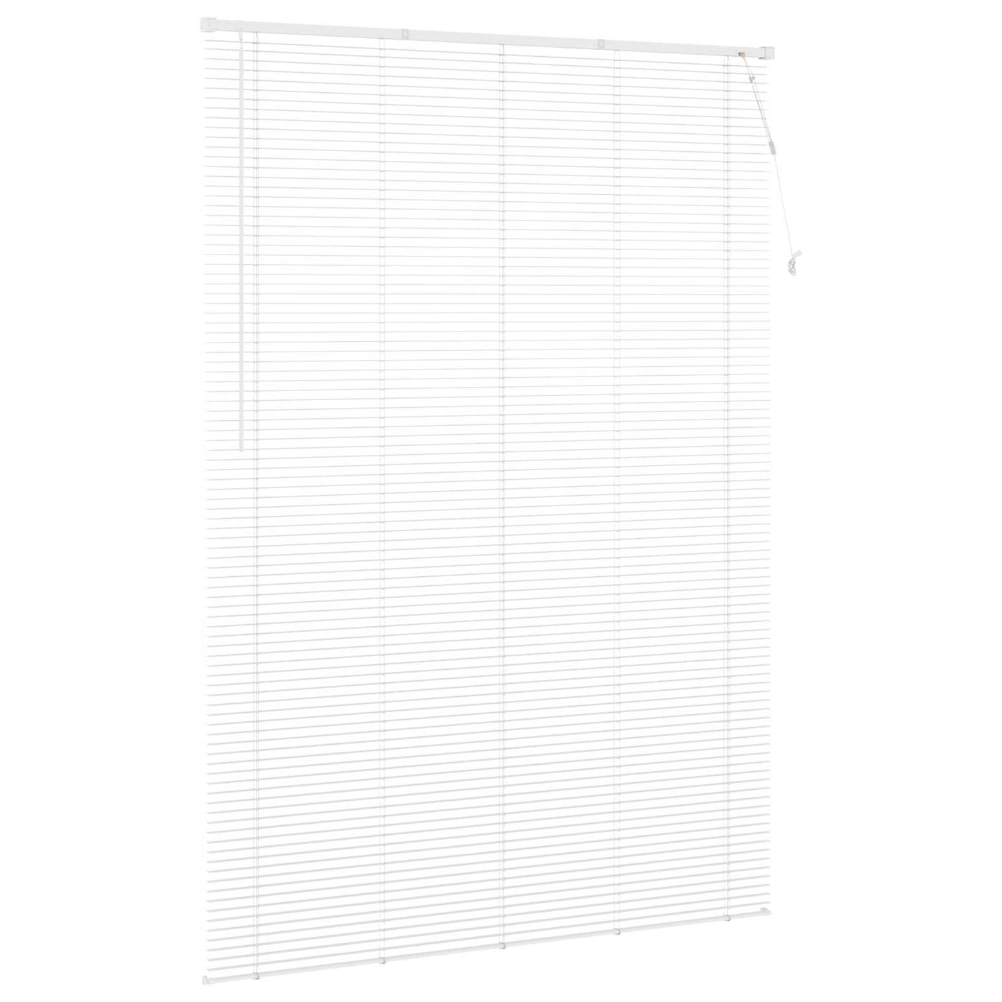 Venetian Blind Adjustable White 213 x 160 cm PVC