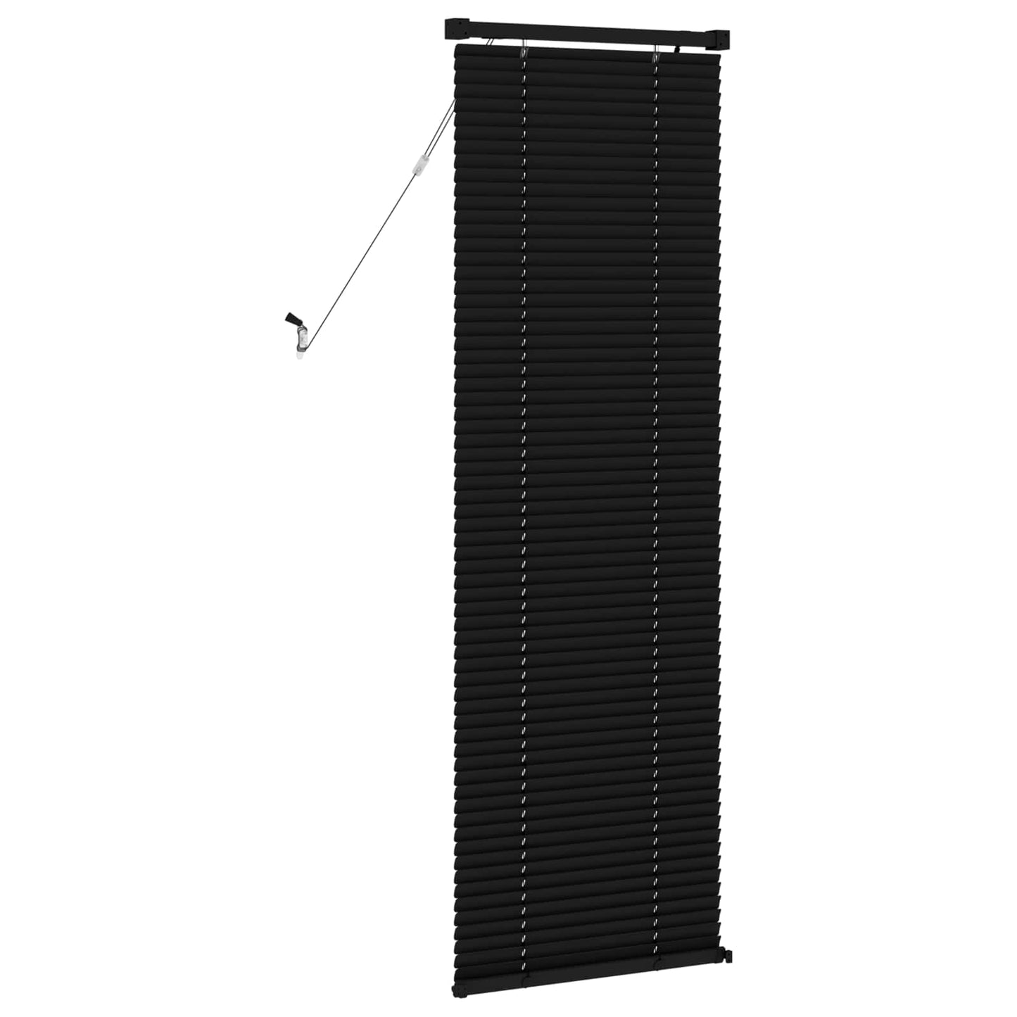 Venetianer Jalousie Verstellbar Schwarz 150 x 50 cm PVC