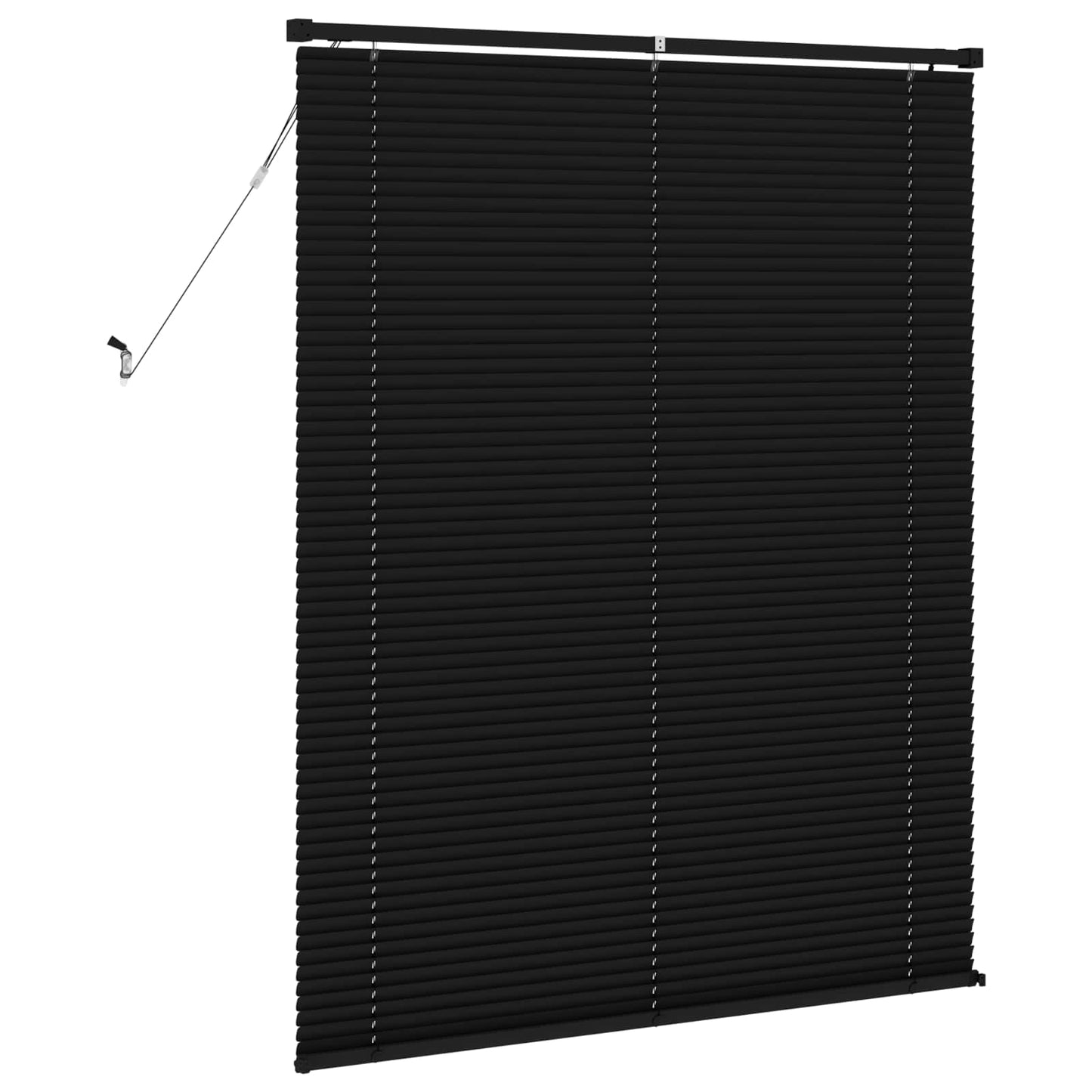 Store vénitien ajustable noir 150 x 110 cm PVC