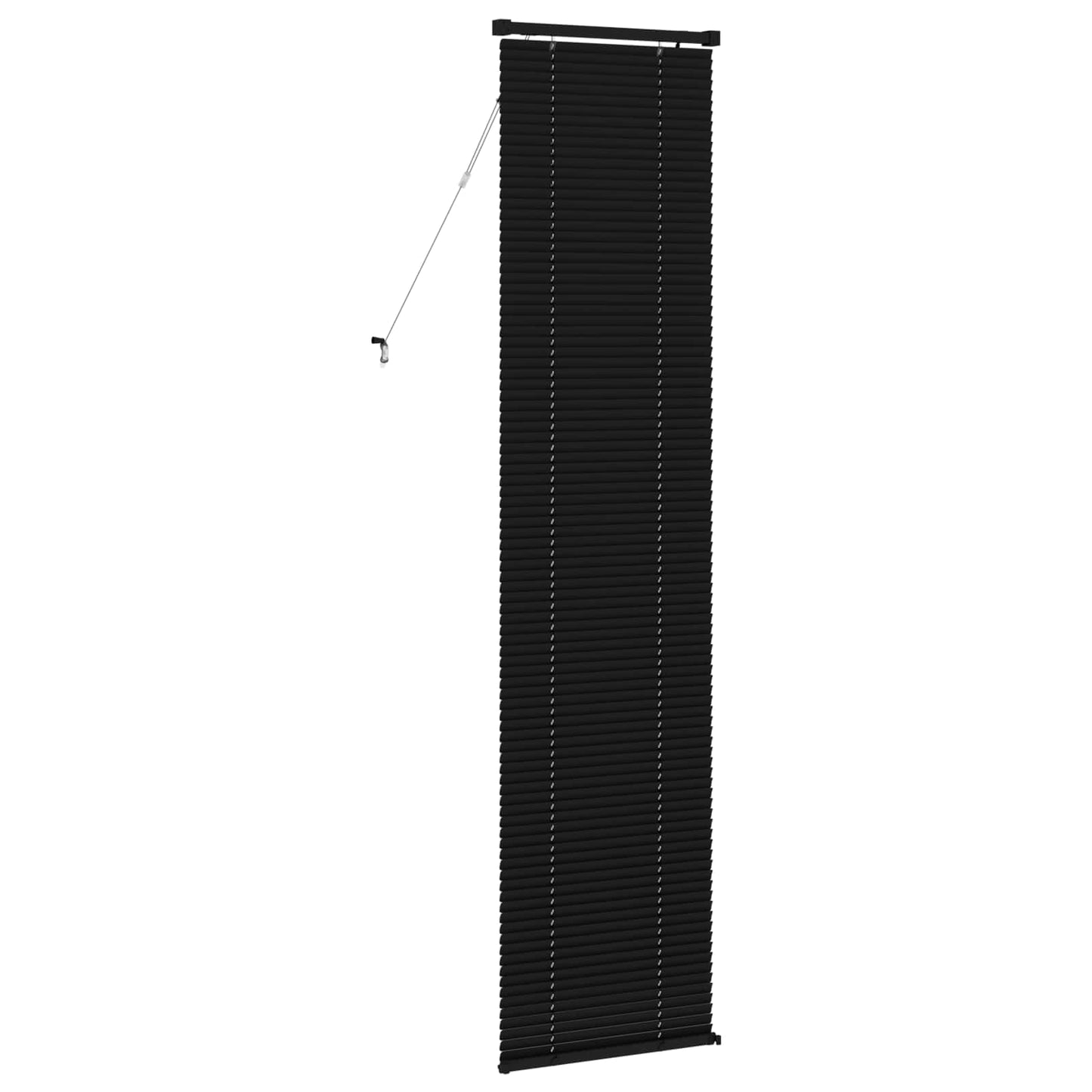 Venetianer Jalousie Verstellbar Schwarz 213 x 60 cm PVC