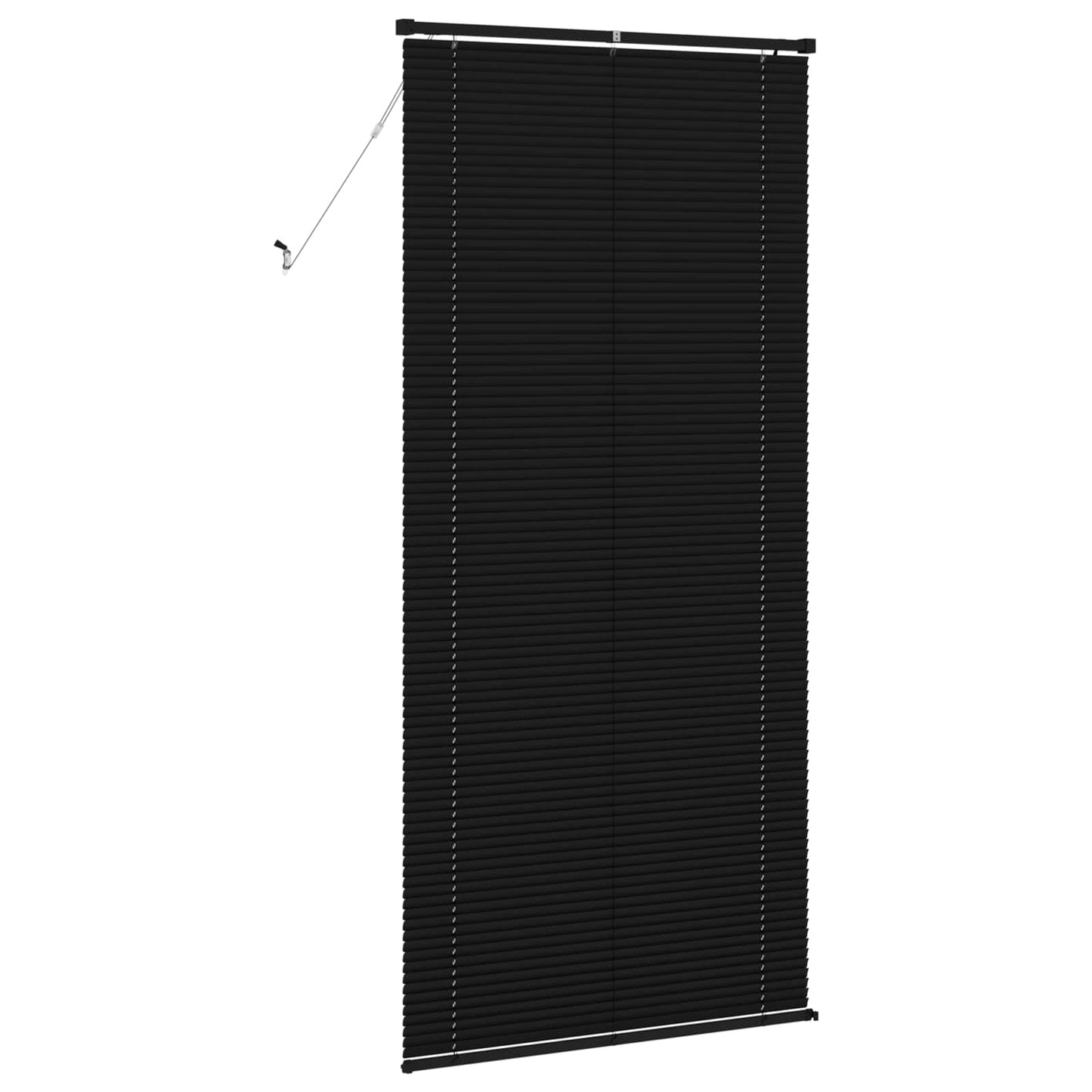 Venetianer Jalousie Verstellbar Schwarz 213 x 90 cm PVC