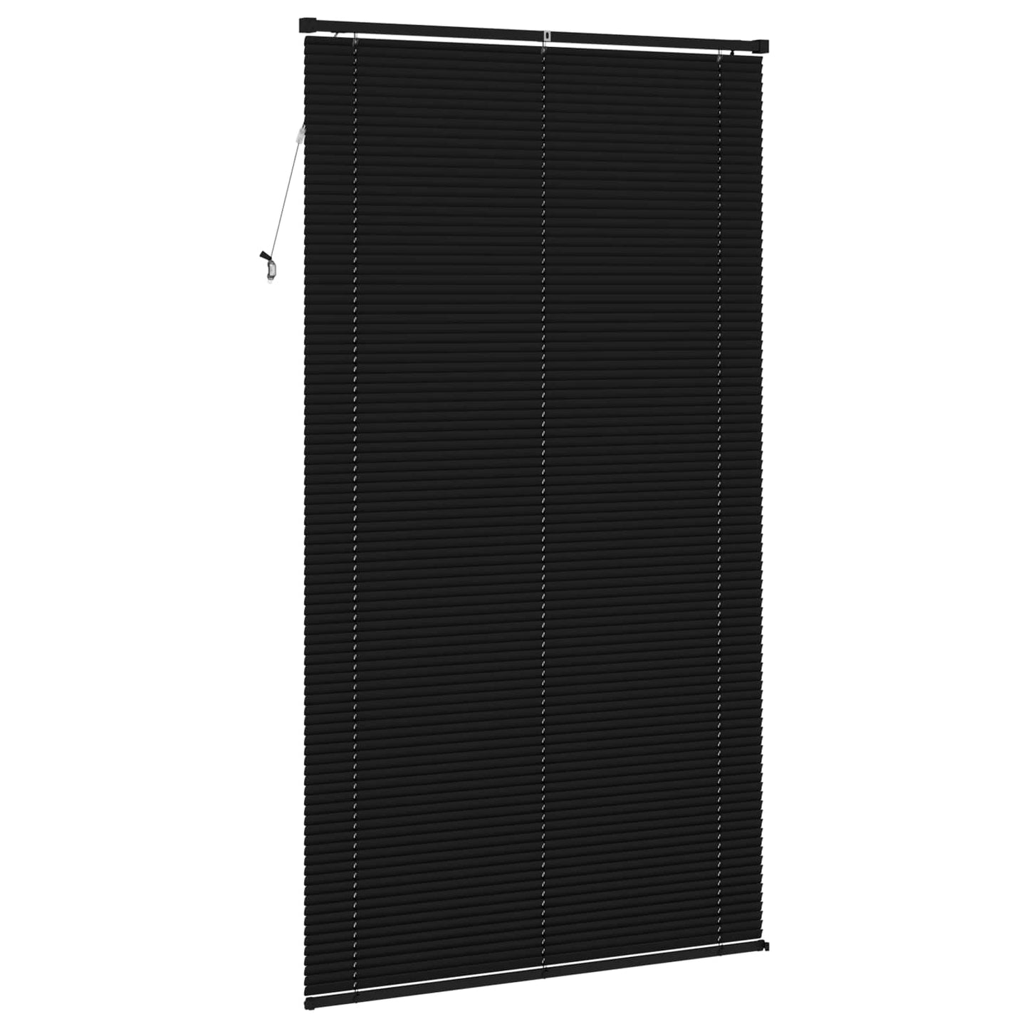 Venetian Blind Adjustable Black 213 x 120 cm PVC