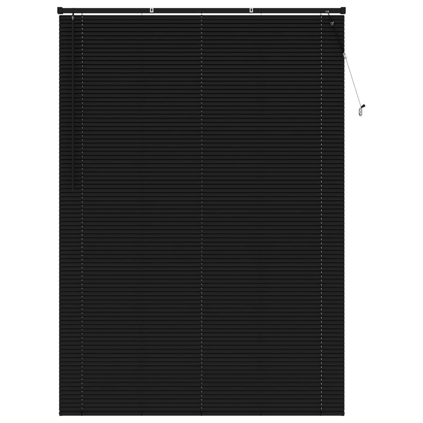 Store vénitien ajustable noir 213 x 150 cm PVC