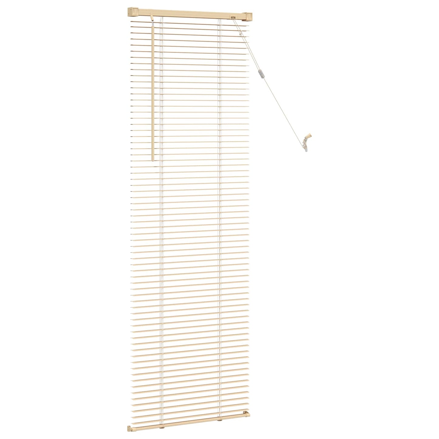 Store vénitien marron clair à motifs 150 x 50 cm PVC