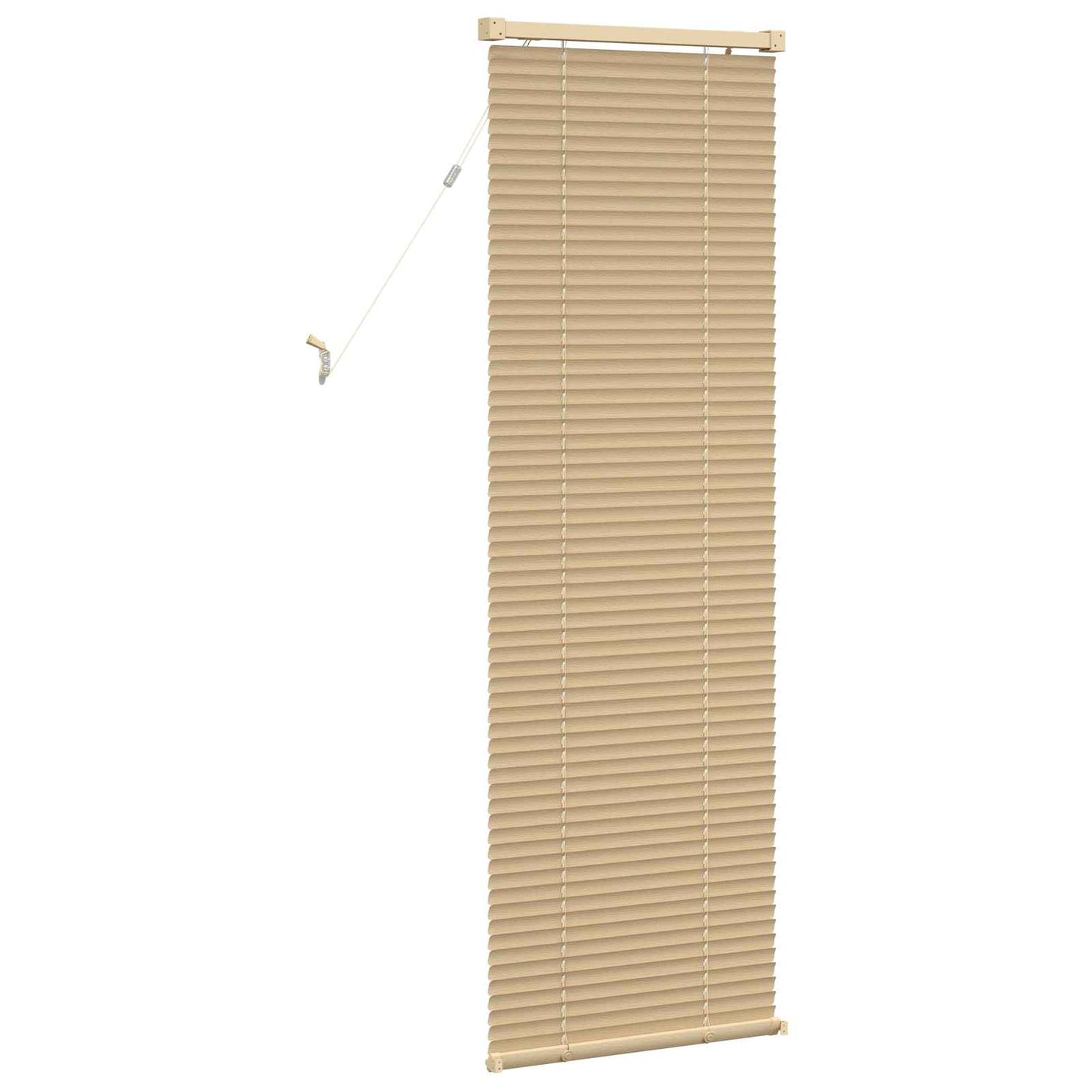 Venetianer Jalousie Hellbraun mit Muster 150 x 60 cm PVC