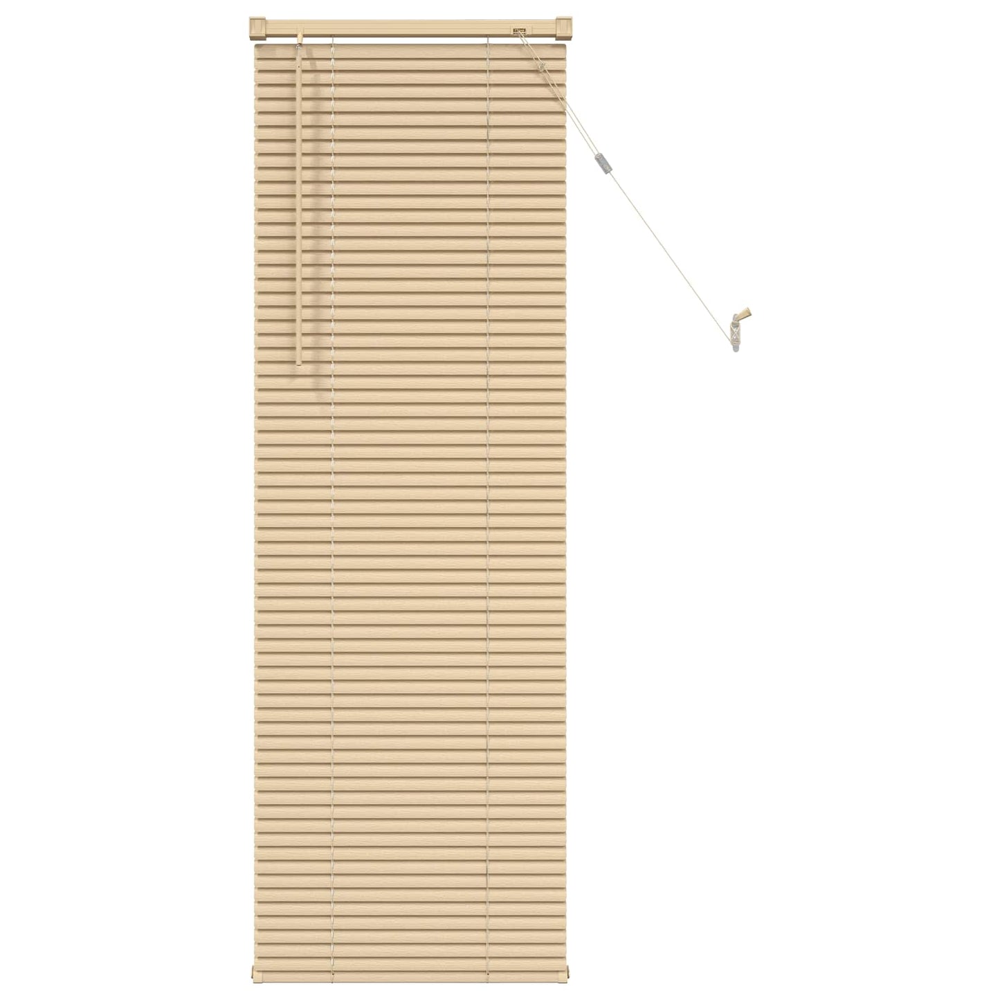 Venetianer Jalousie Hellbraun mit Muster 150 x 60 cm PVC