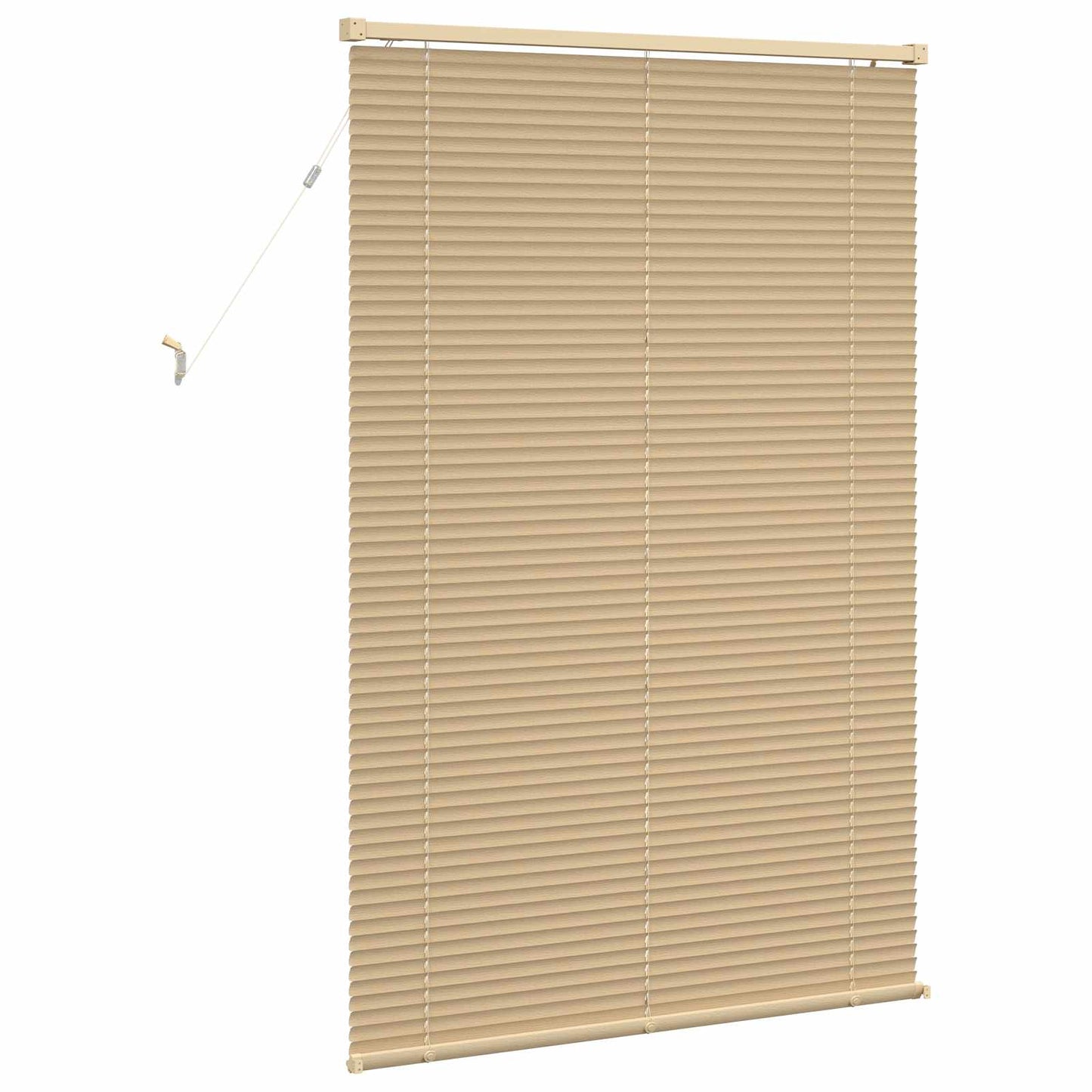 Store vénitien marron clair à motif 150 x 70 cm PVC