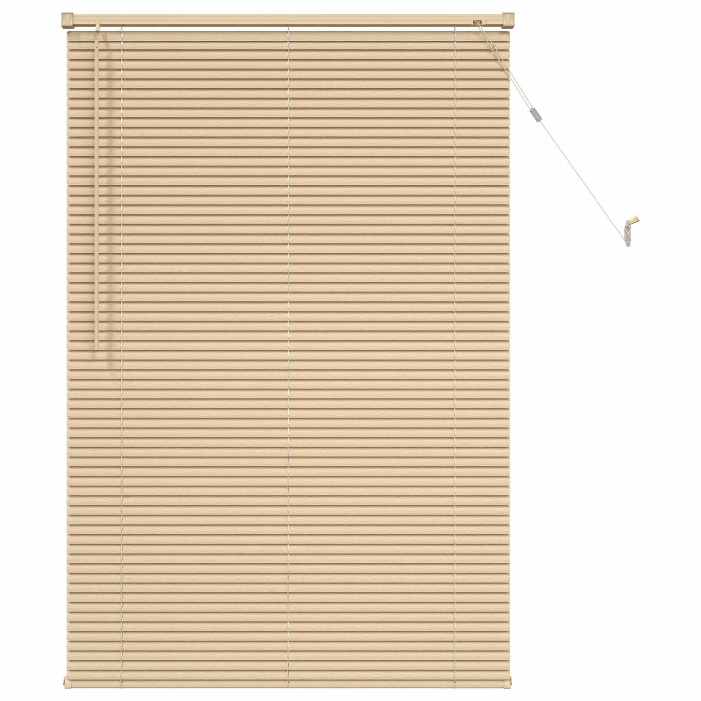 Store vénitien marron clair à motif 150 x 70 cm PVC