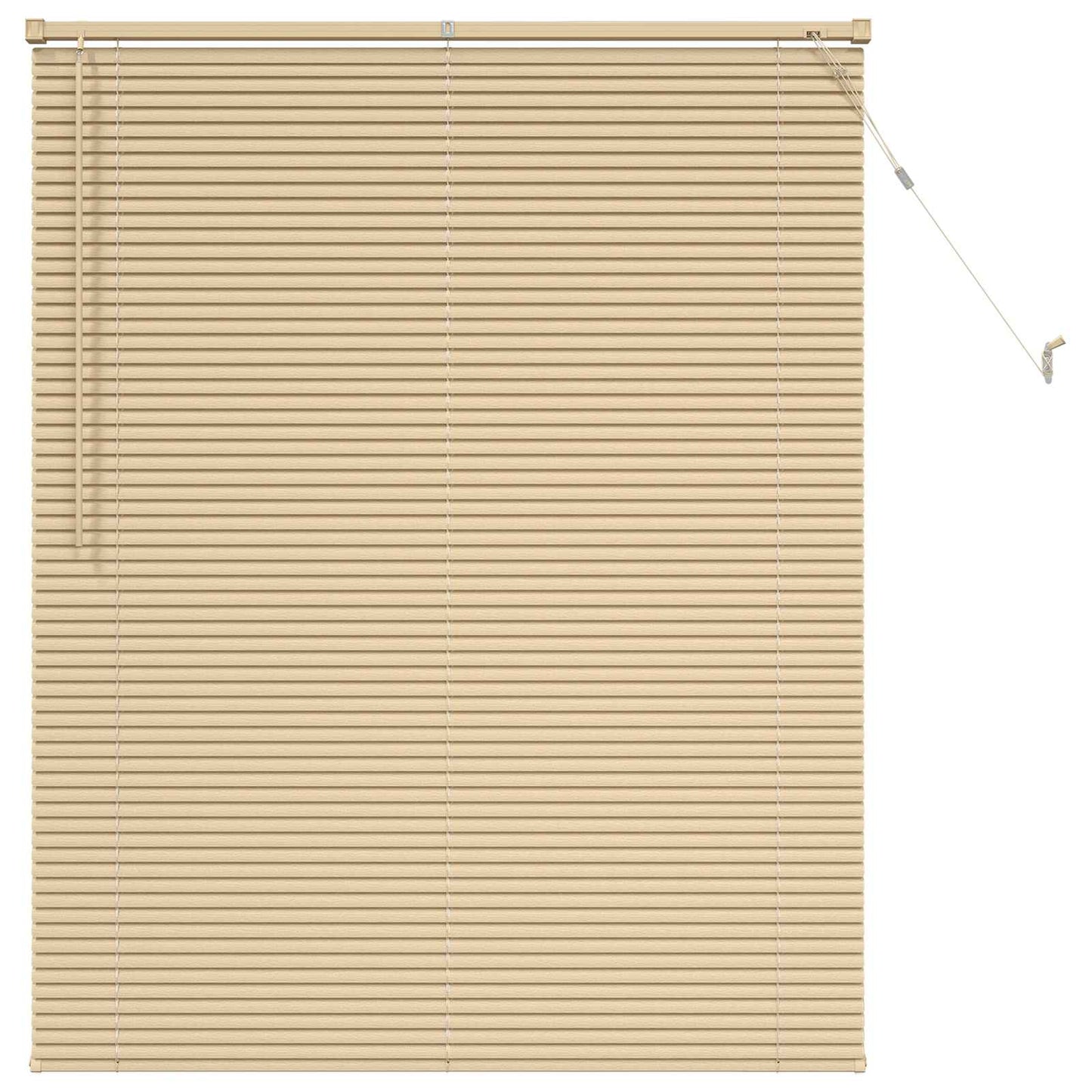 Venetianer Jalousie Hellbraun mit Muster 150 x 110 cm PVC