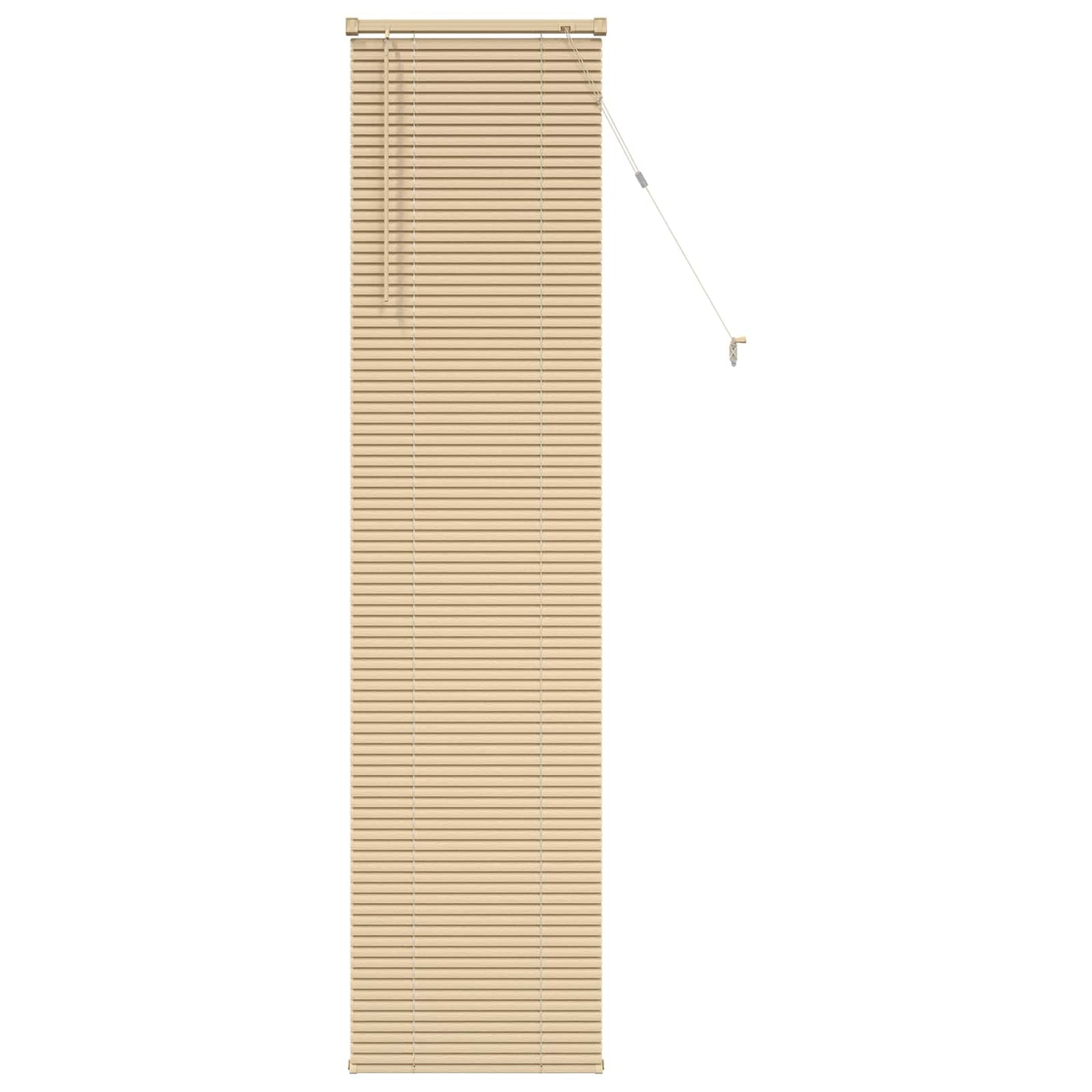 Venetianer Jalousie Hellbraun mit Muster 213 x 60 cm PVC