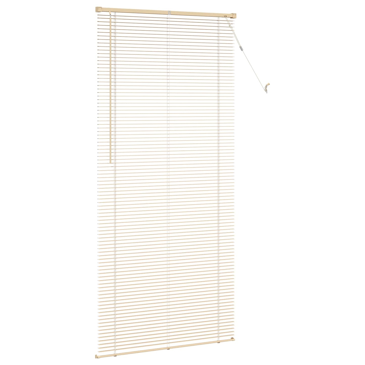 Venetianer Jalousie Hellbraun mit Muster 213 x 70 cm PVC