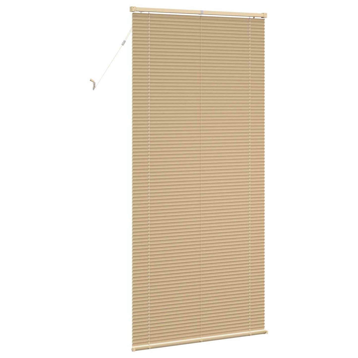 Store vénitien PVC marron clair avec motif 213 x 80 cm