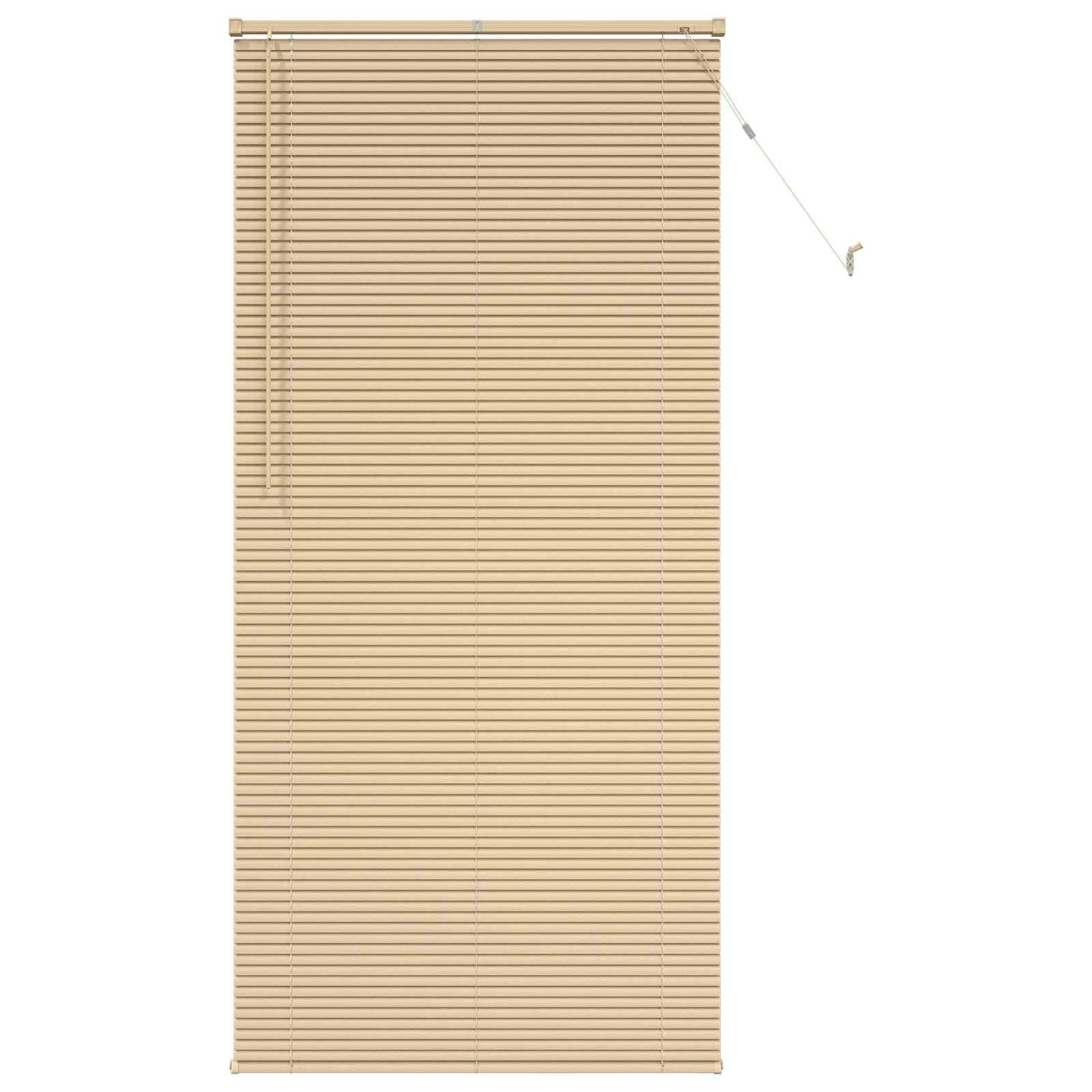 Store vénitien PVC marron clair avec motif 213 x 80 cm