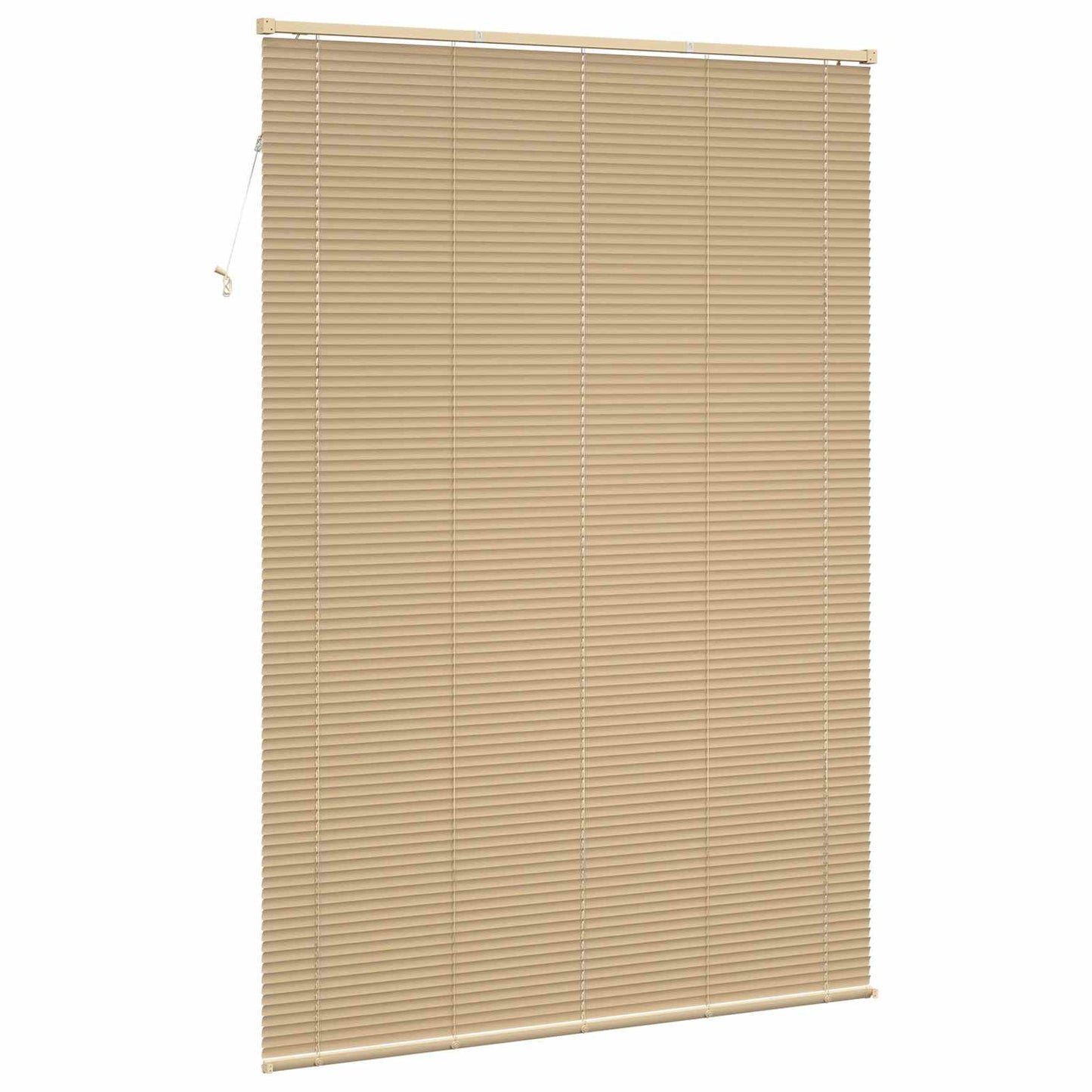 Venetianer Jalousie Hellbraun mit Muster 213 x 150 cm PVC
