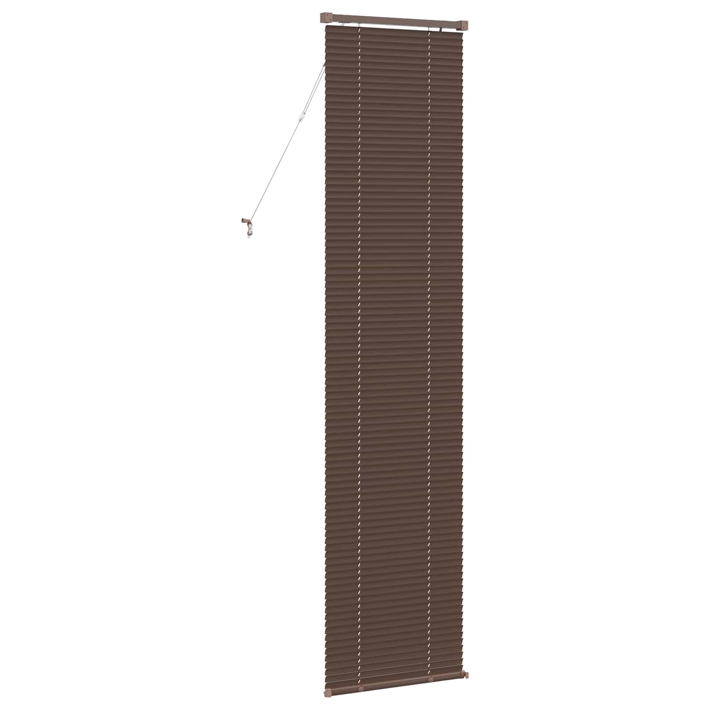 Venetian Blind Dark Brown with Pattern 213 x 50 cm PVC