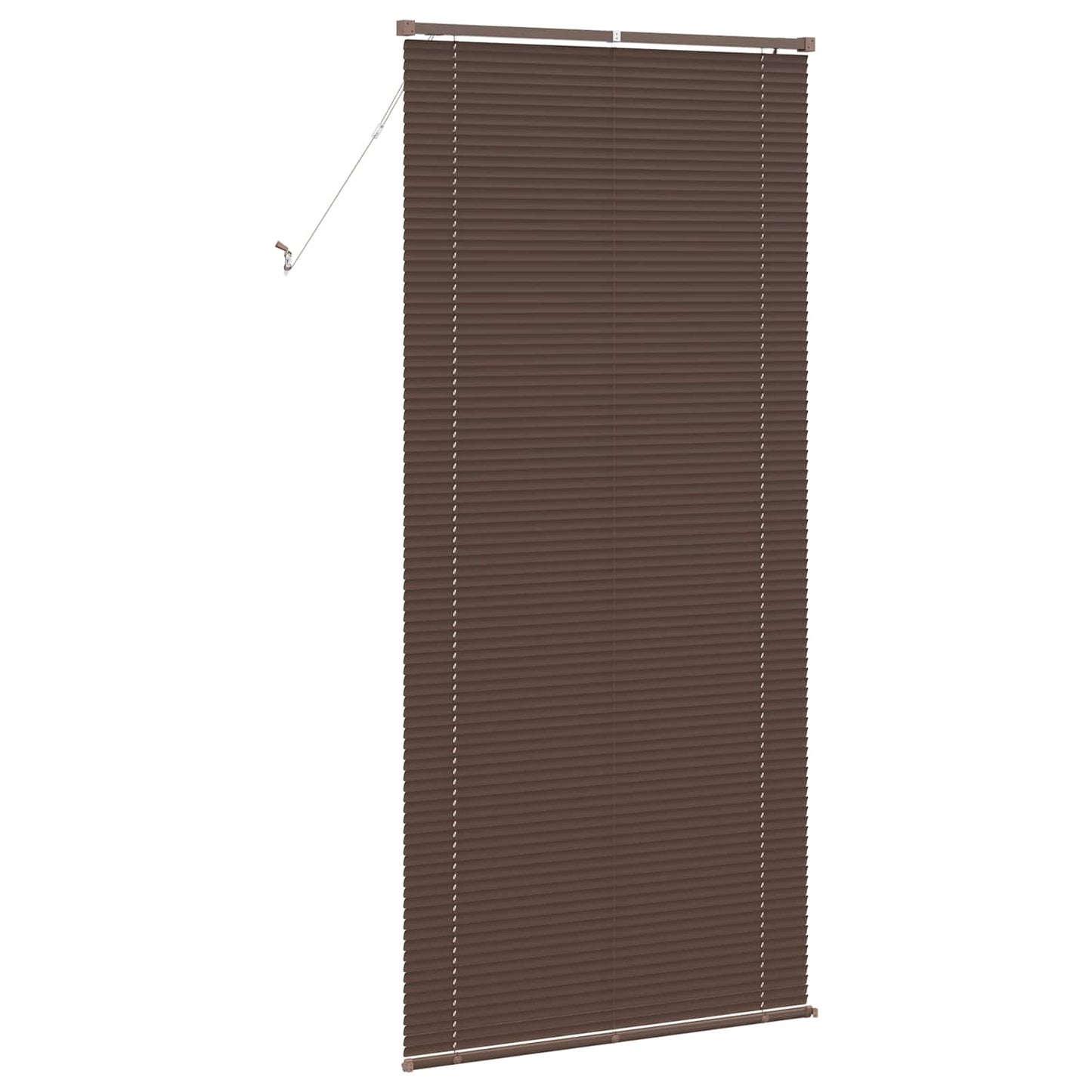 Venetianer Jalousie Dunkelbraun mit Muster 213 x 100 cm PVC