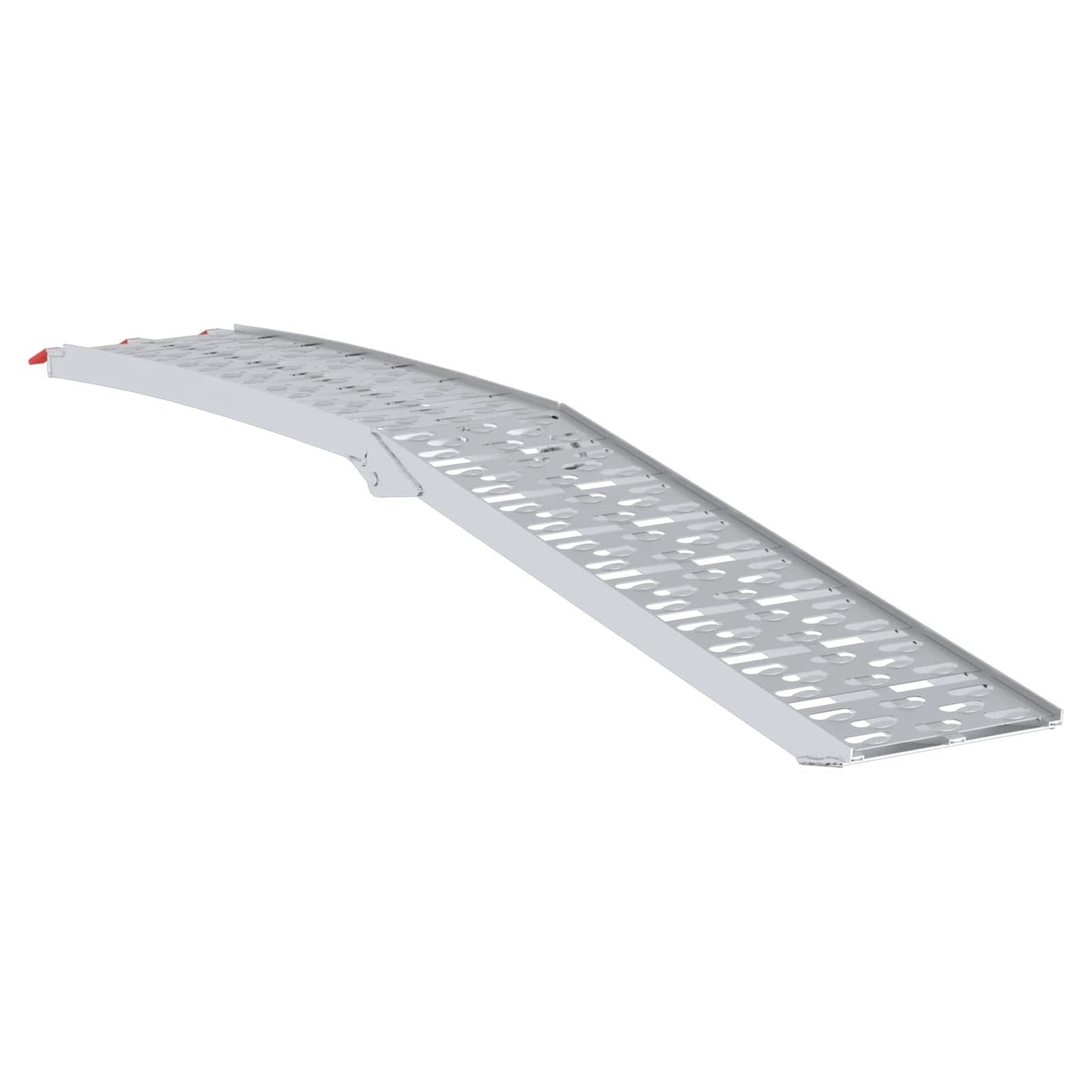 Rampe moto 680 kg 2 pcs Argent 222 x 28 x 5 cm Aluminium