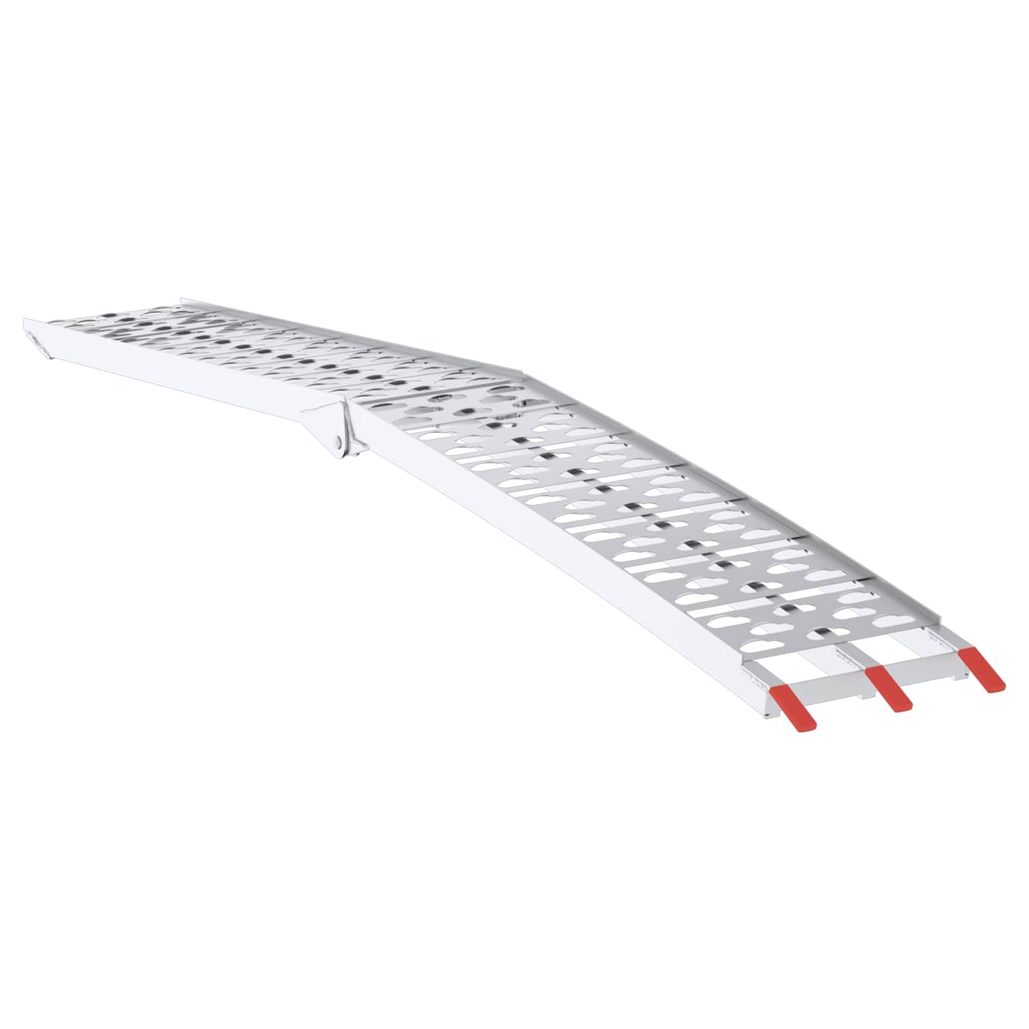 Rampe moto 680 kg 2 pcs Argent 222 x 28 x 5 cm Aluminium