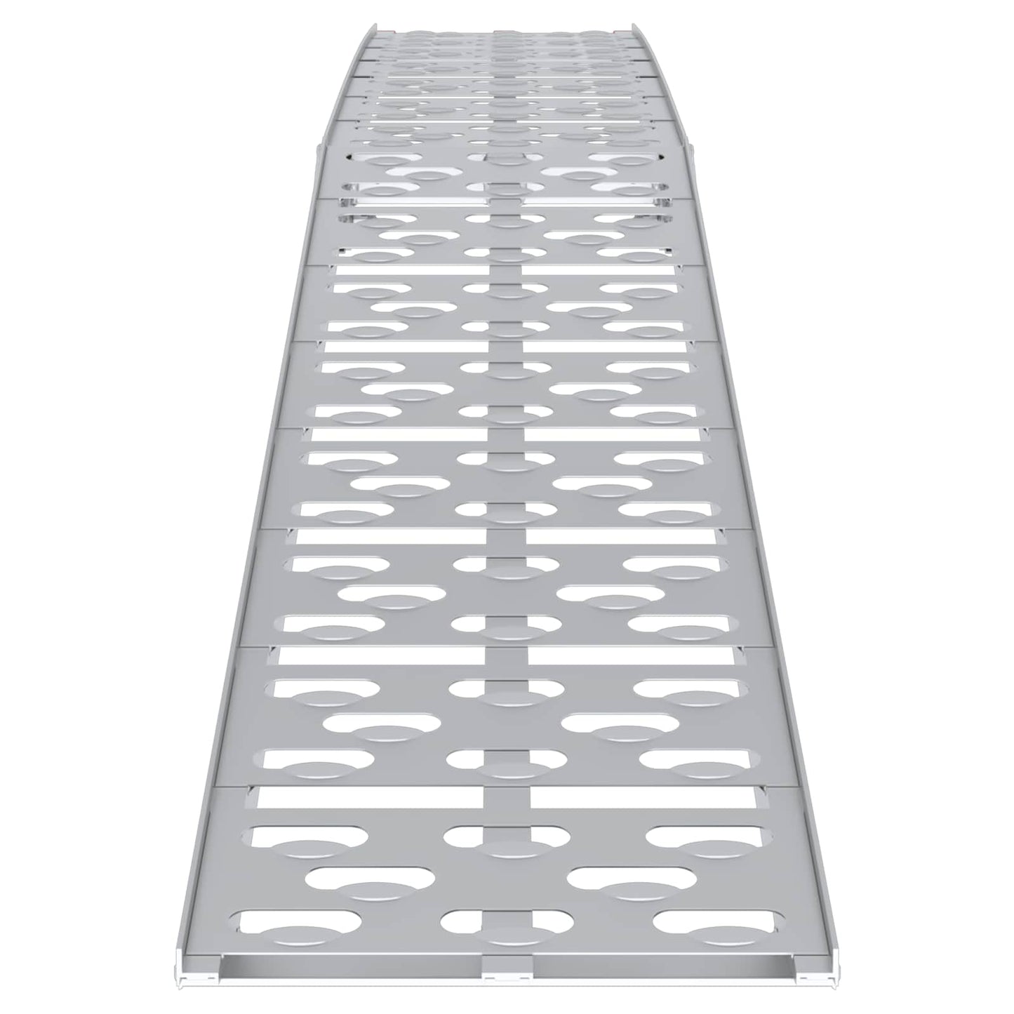 Rampe moto 680 kg 2 pcs Argent 222 x 28 x 5 cm Aluminium