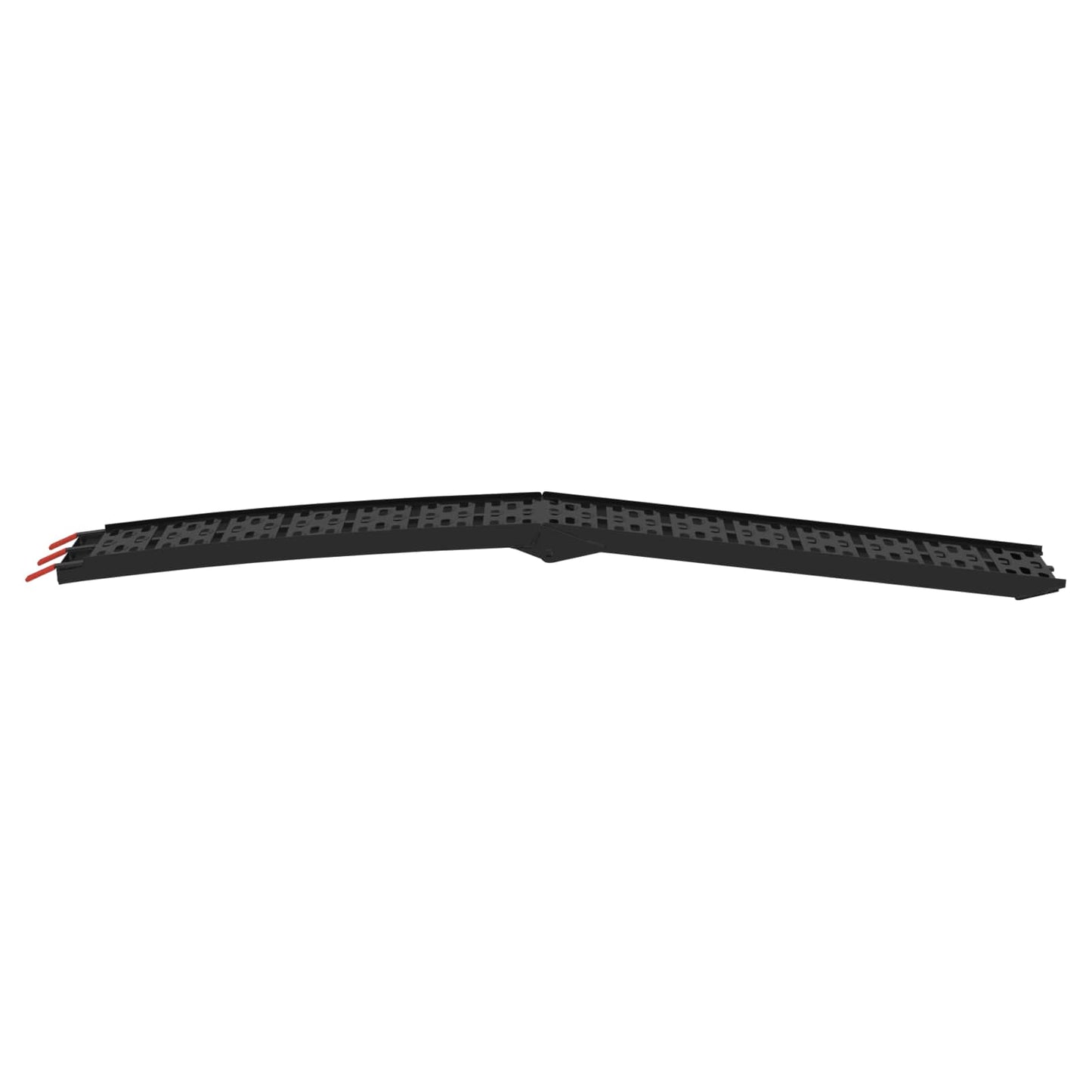 Motorradrampe 680 kg 2 pcs Schwarz 222 x 28 x 5 cm Aluminium