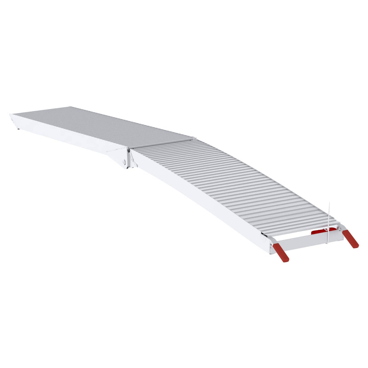 Rampe de moto 680 kg 2 pcs Argent 205 x 28 x 5 cm Aluminium