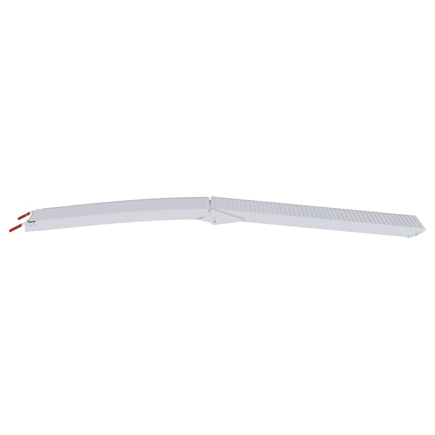 Rampe de moto 680 kg 2 pcs Argent 205 x 28 x 5 cm Aluminium